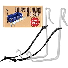 Extra Large Wagon Hooks for Camp Chairs and Umbrellas Heavy Duty Wagon Accessories for Beach Trips, Camping, Sports Events, Travel, and Stroller Wagons