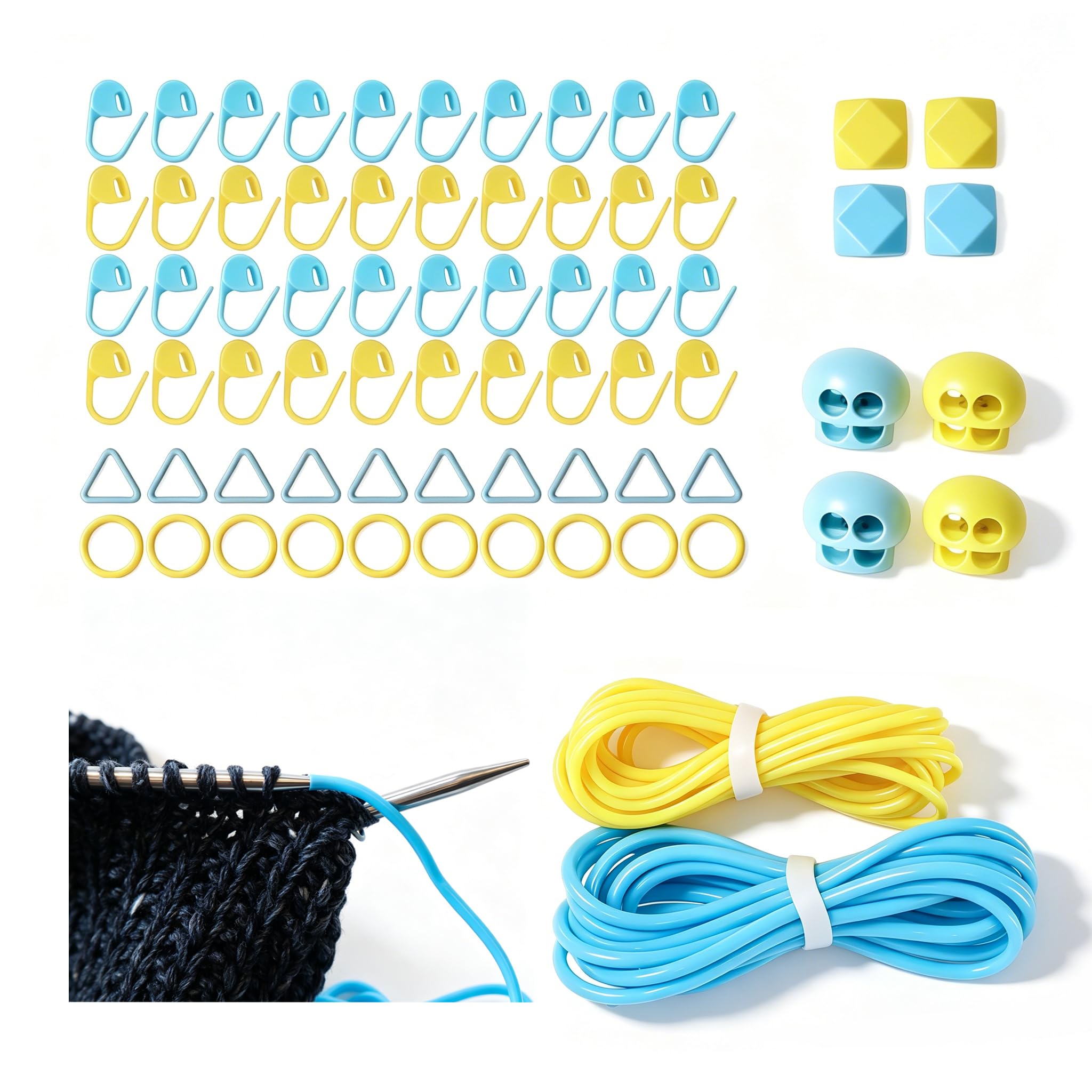 Amazon.com: RYSUOZI Knitting Barber Cords, 2PCS Odorless Knitting