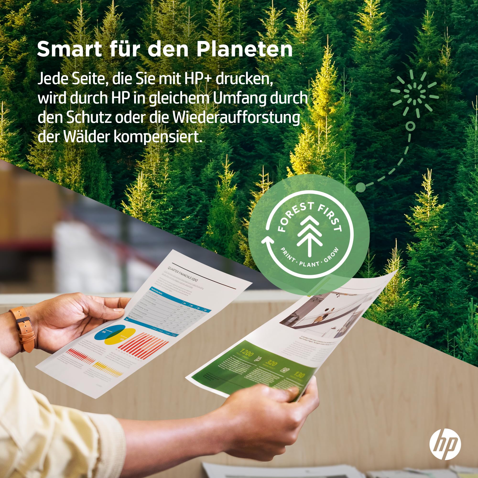 HP OfficeJet Pro 9012e Multifunktionsdrucker, 6 Monate gratis drucken Instant Ink inklusive, Drucker, Scanner, Kopierer, Fax, WLAN, LAN, Duplex, ePrint, Airprint, Basalt