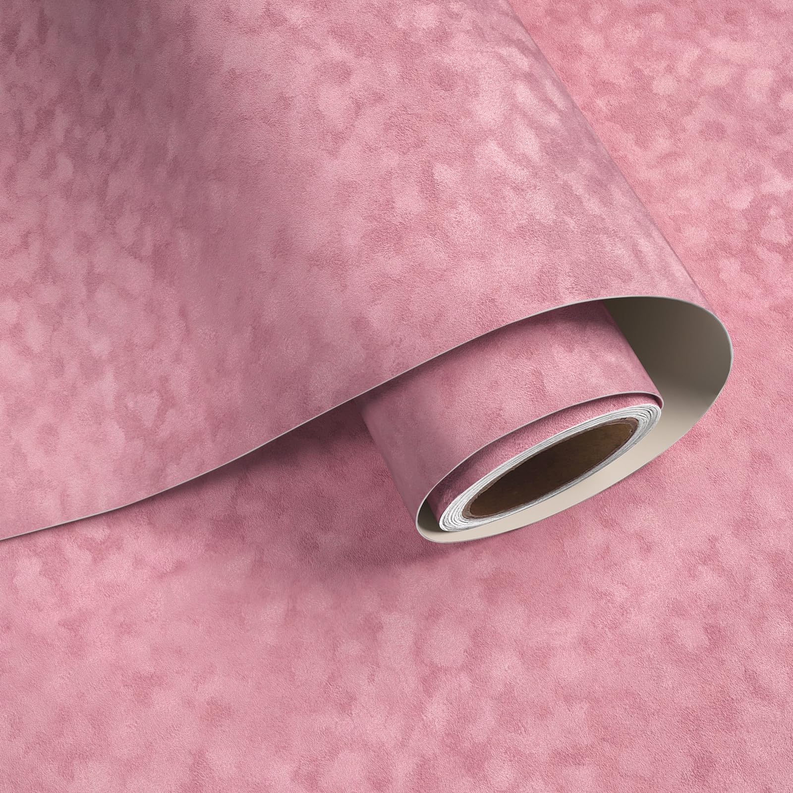 VaryPaper Self Adhesive Velvet Drawer Liner Coral Pink Flocking Felt Liner for Jewelry Box Velvet Wallpaper Peel and Stick Soft Felt Fabric Contact Paper for Cabinets Shelf Liner Crafts 15.7''x78.7''