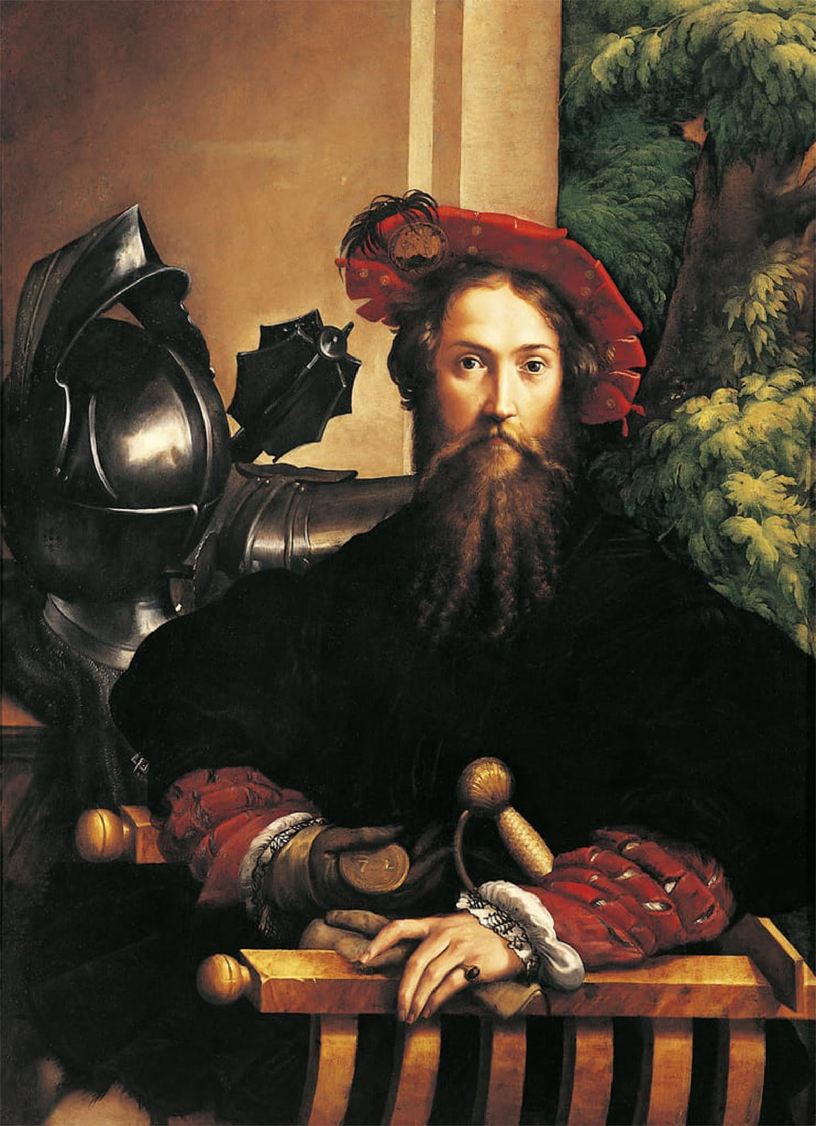 POSTERIIk Vintage Art Print Images Pictures Print Portrait of Galeazzo Sanvitale by Parmigianino Modern Colour Posters for Office Home Decor 60x90cm