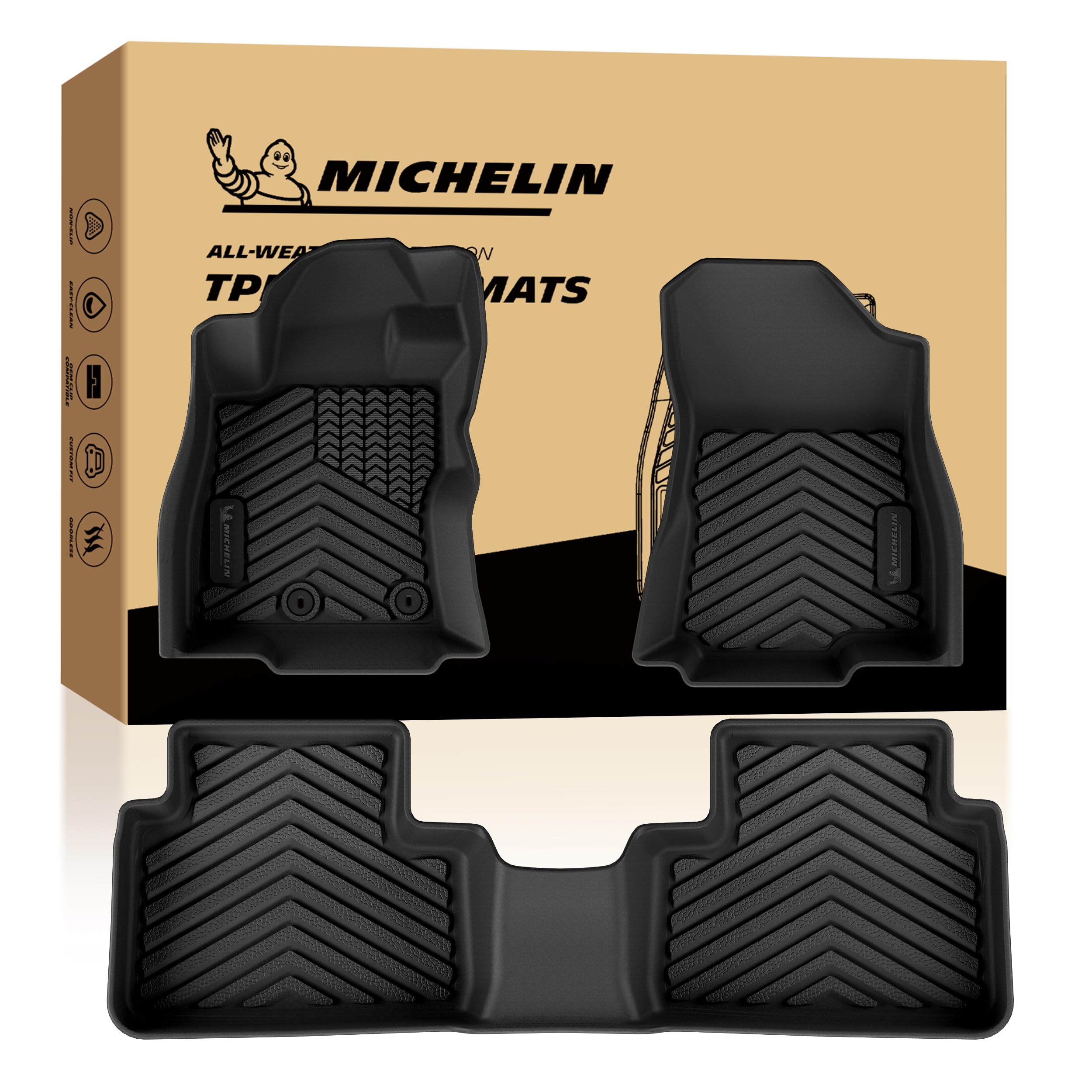 Michelin Vehicle Mats for 2025-2026 Subaru Forester Hybrid (3 Piece)