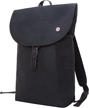 Token Bags Bergen Waxed Backpack, Black, One Size