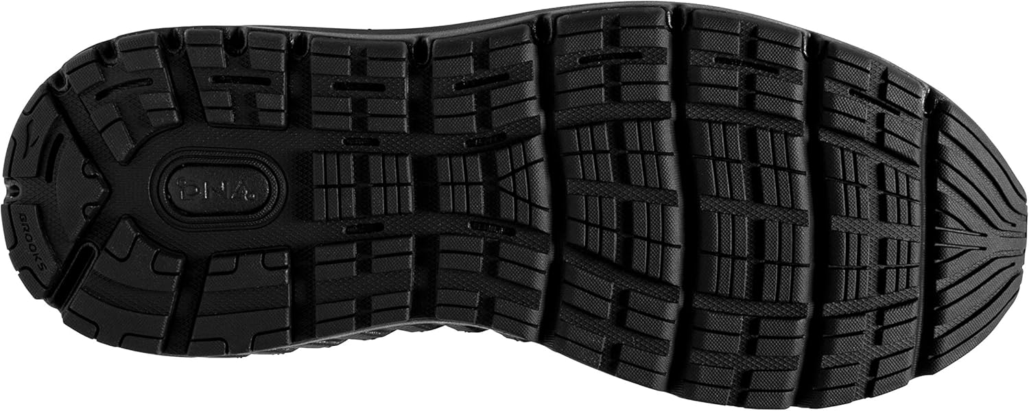 Brooks Mens Addiction 14 Running Shoe 12 Black/Charcoal/Black