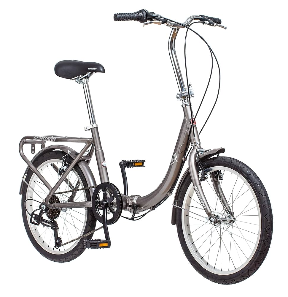 シュイン　折りたたみ式自転車 Amazon | Schwinn Loop Folding Bicycle, Featuring Front and