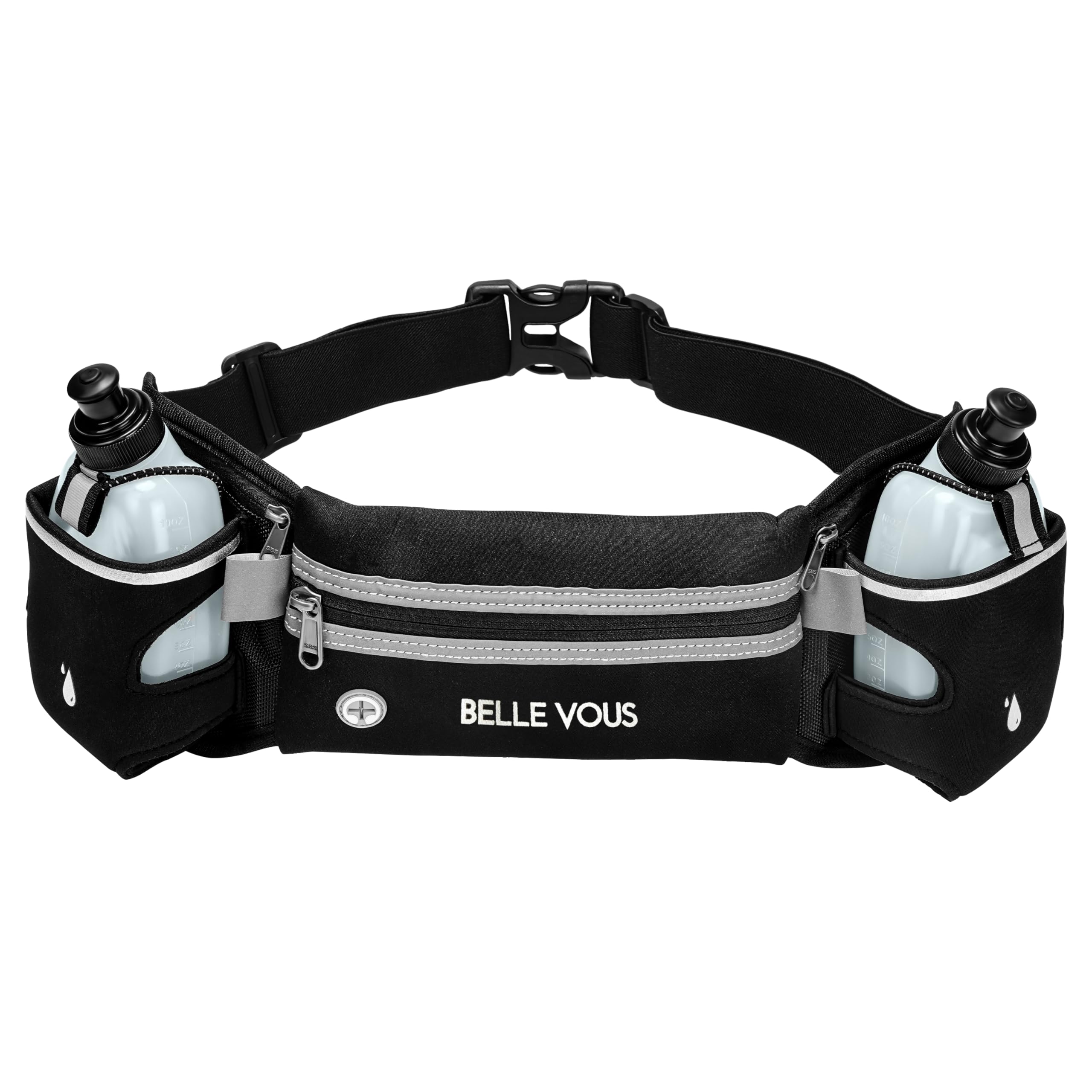 Confezione da 2 bottiglie d'acqua morbide in TPU, senza BPA
