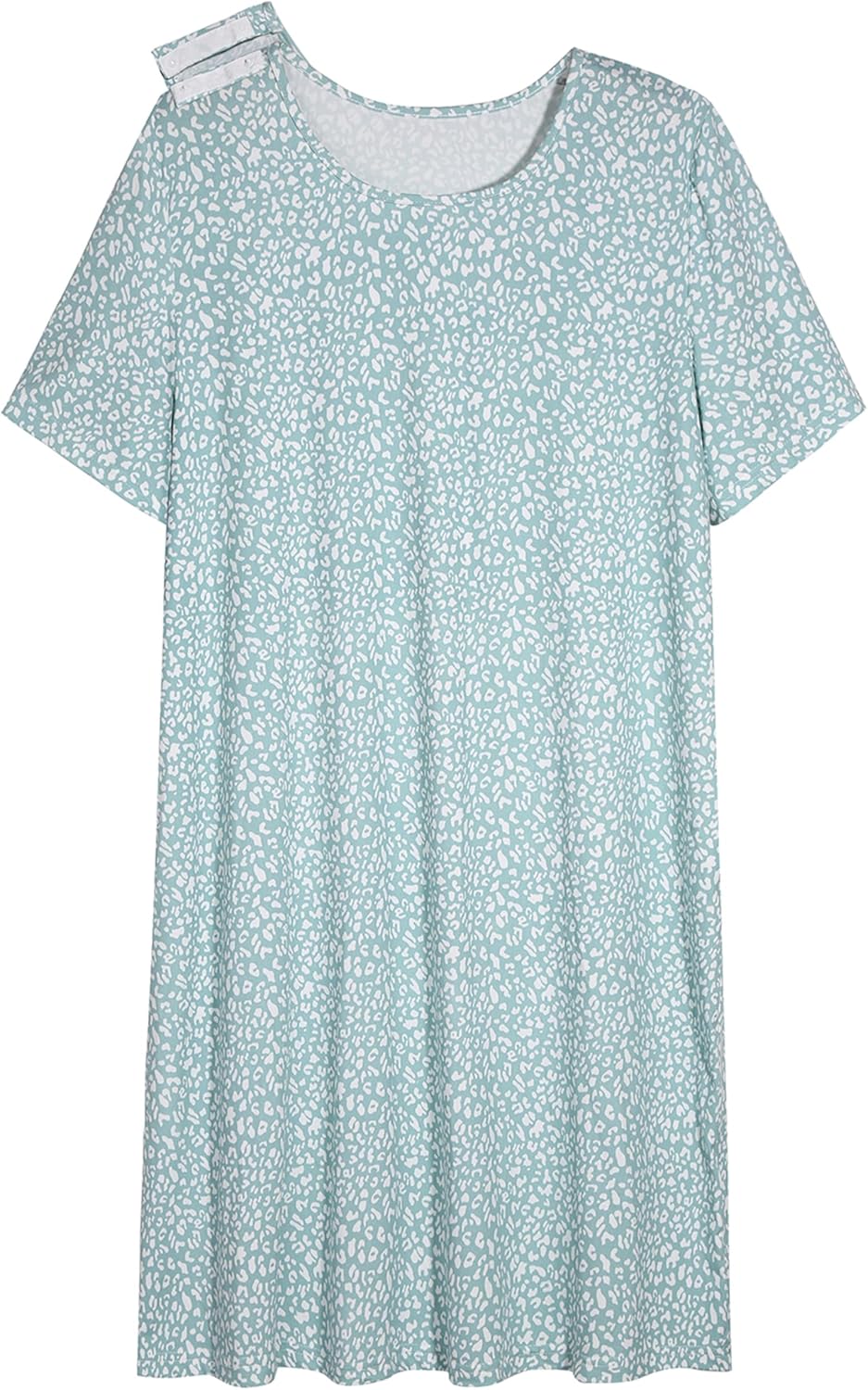 AVIIER Hospital Gowns for Women Open Back Adaptive Clothing Nightgowns Post Shoulder Surgery Dress