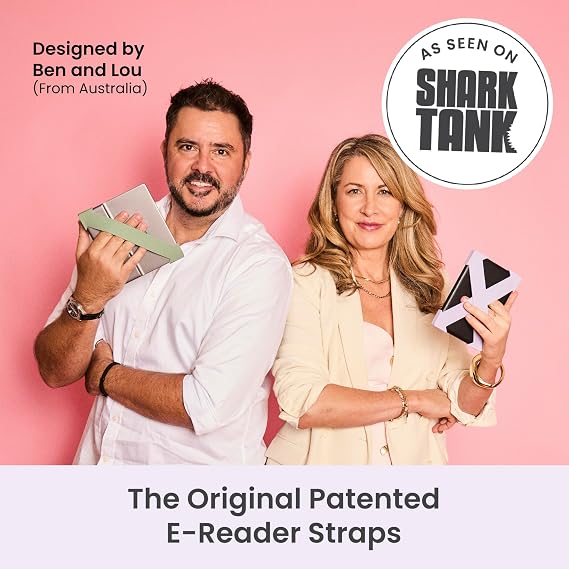 Strapsicle Silicone Hand Straps | Accessory for 6 Kindles & Paperwhite (2012-2019) and 6 Kobo e-Readers | 2-Pack | Bondi Blue