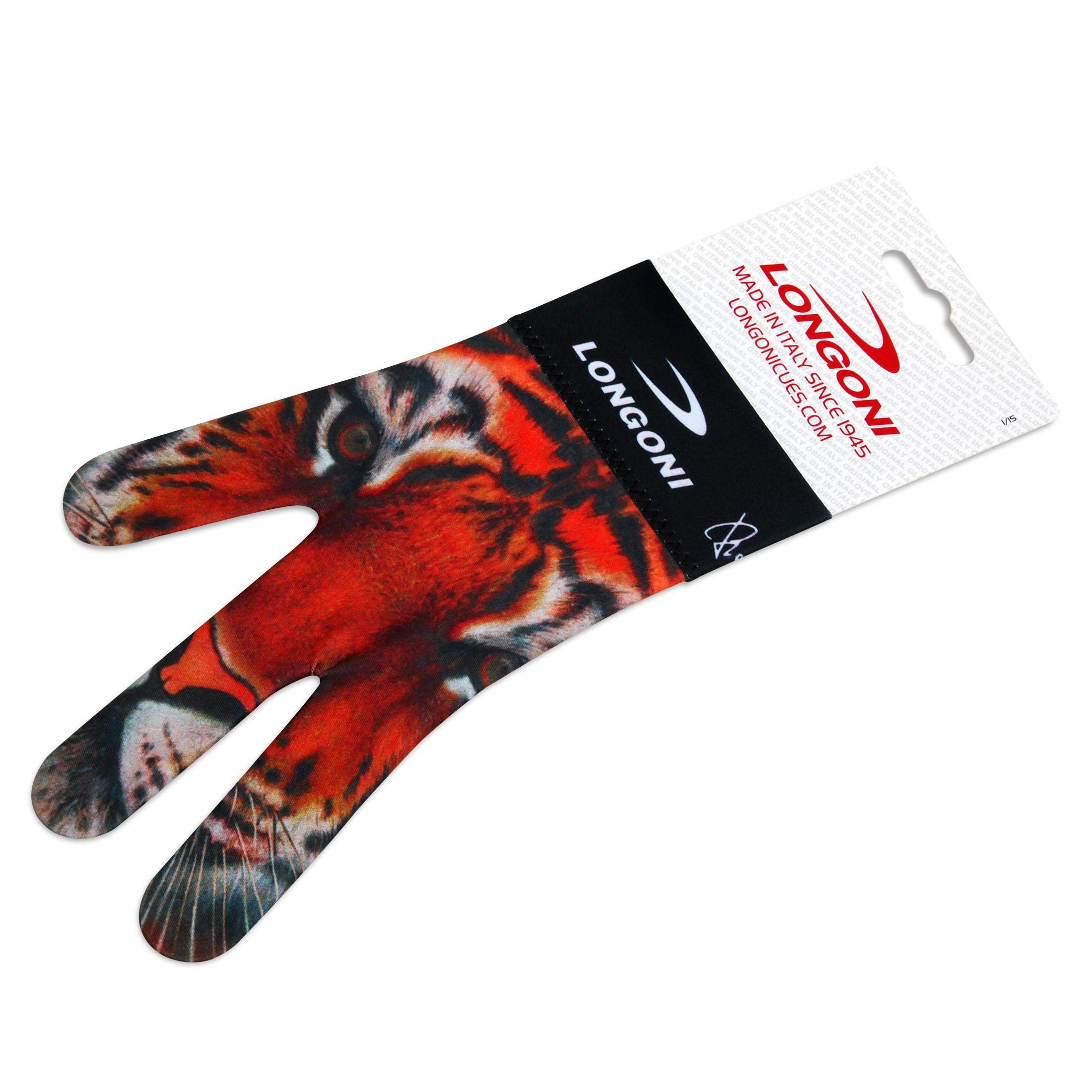 Guante de Billar Longoni tigre para la mano izquierda