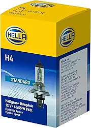 HELLA Lâmpada de halogêneo padrão H4, 12 V, 60/55 W