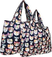 Vista 39 de allydrew Large Foldable Tote Nylon Reusable Grocery Bags