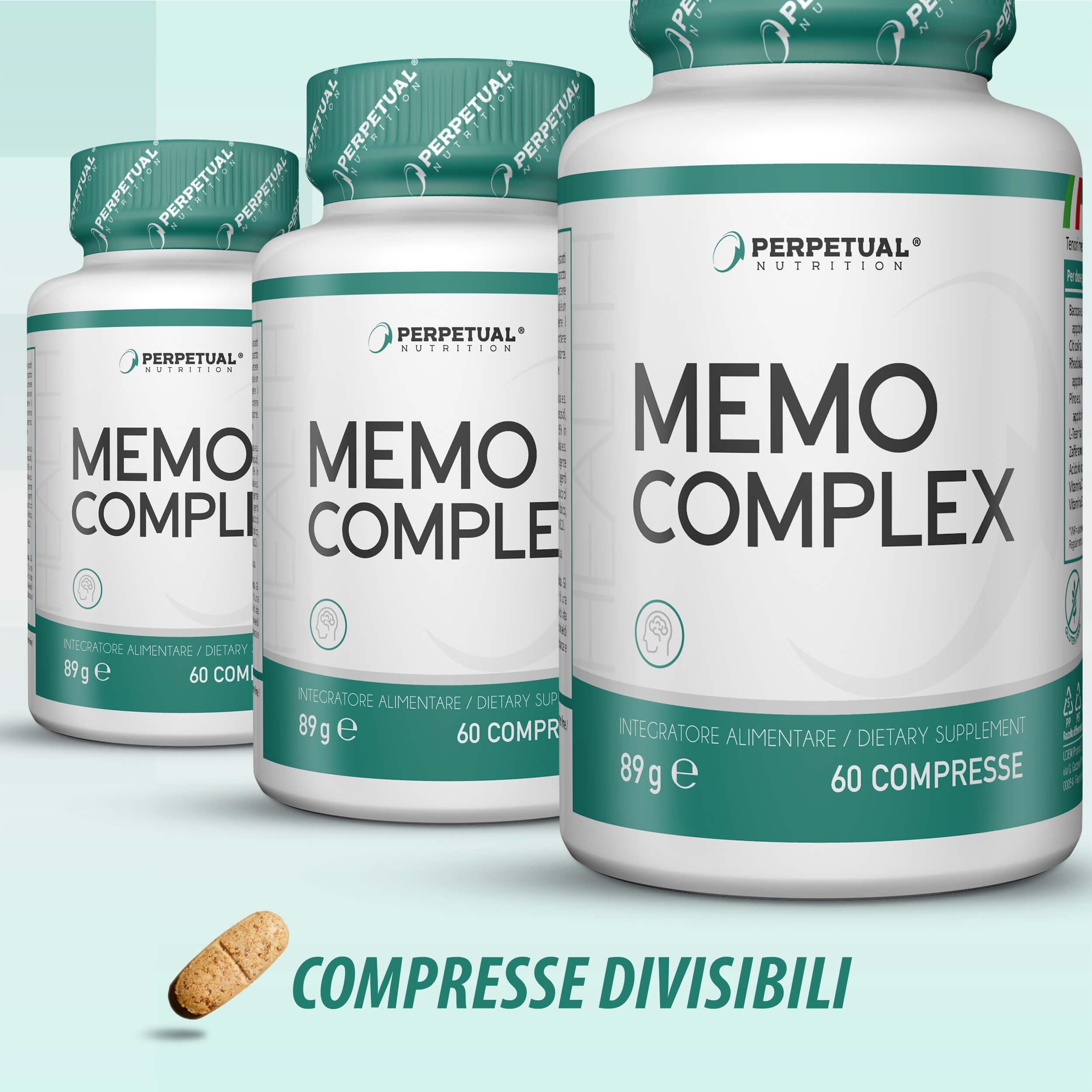 Integratore nootropico per la memoria. Con rodiola, citicolina e bacopa. Utile per memoria, buon umore, rilassamento e benessere mentale. Nootropico per memoria, concentrazione e funzioni cognitive.
