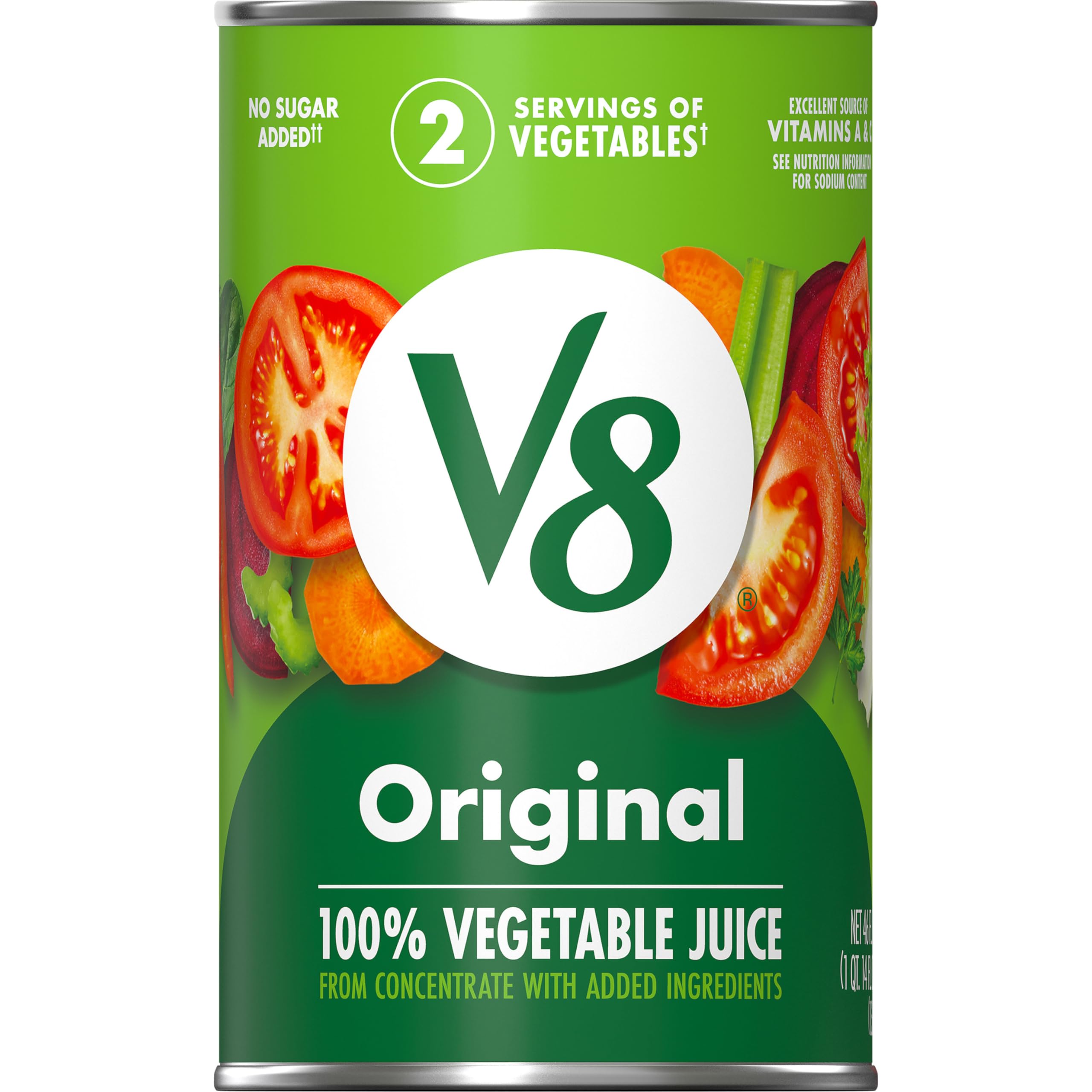 Original 100% Vegetable Juice, 46 fl oz Can