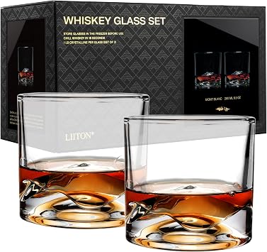 LIITON Mont Blanc Whiskey Glasses