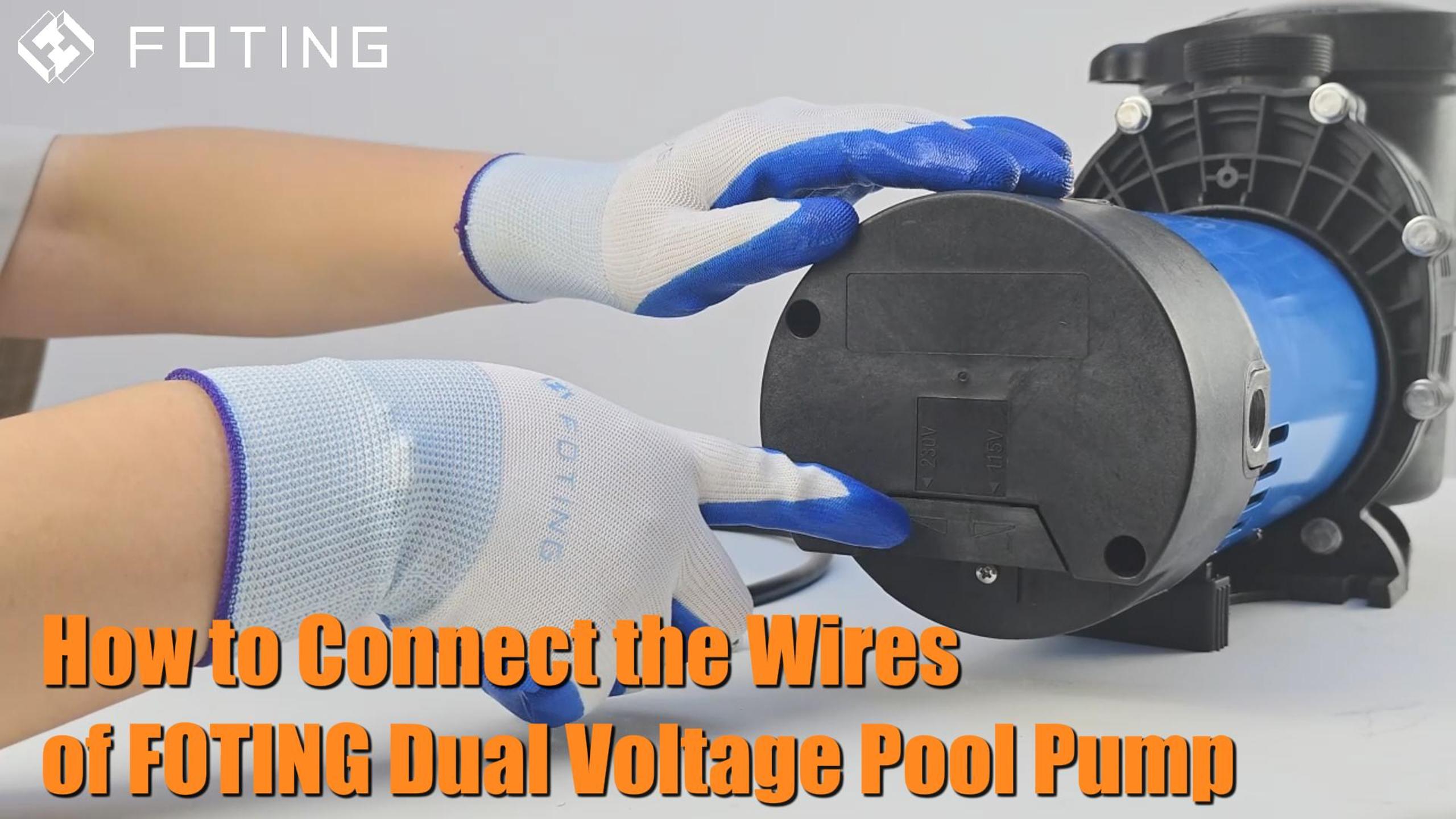 Amazon.com: FOTING In/Above Ground Pool Pump, Self Primming (Dual