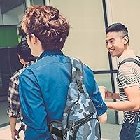 Vista 13 de Nupouch Mochila cruzada antirrobo, carga USB, mochila ligera para viajes, senderismo, todos los días