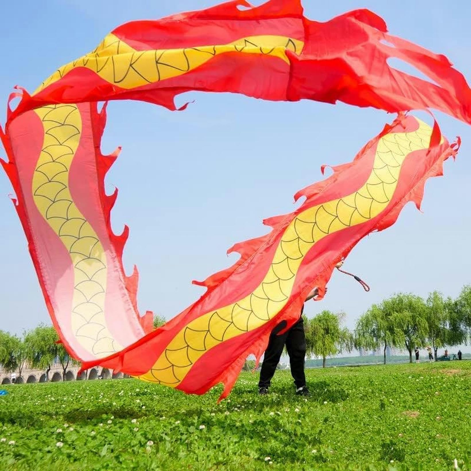 Amazon.com: Chinese Dragon Dance Traditional Dragon Dance Ribbon