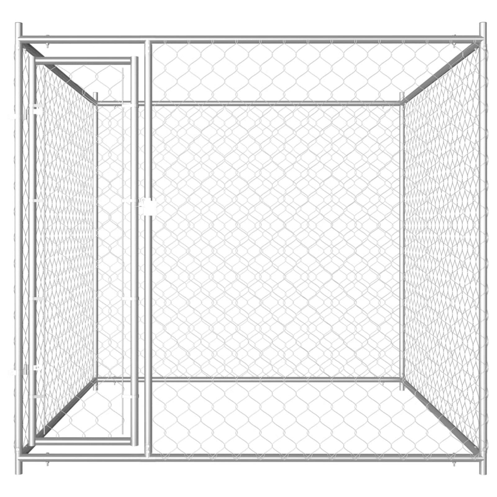 Gabbia Cane, Box per Cani da Esterno, Box Cane Esterno, Gabbia per Cani da Esterno 193x193x185 cm