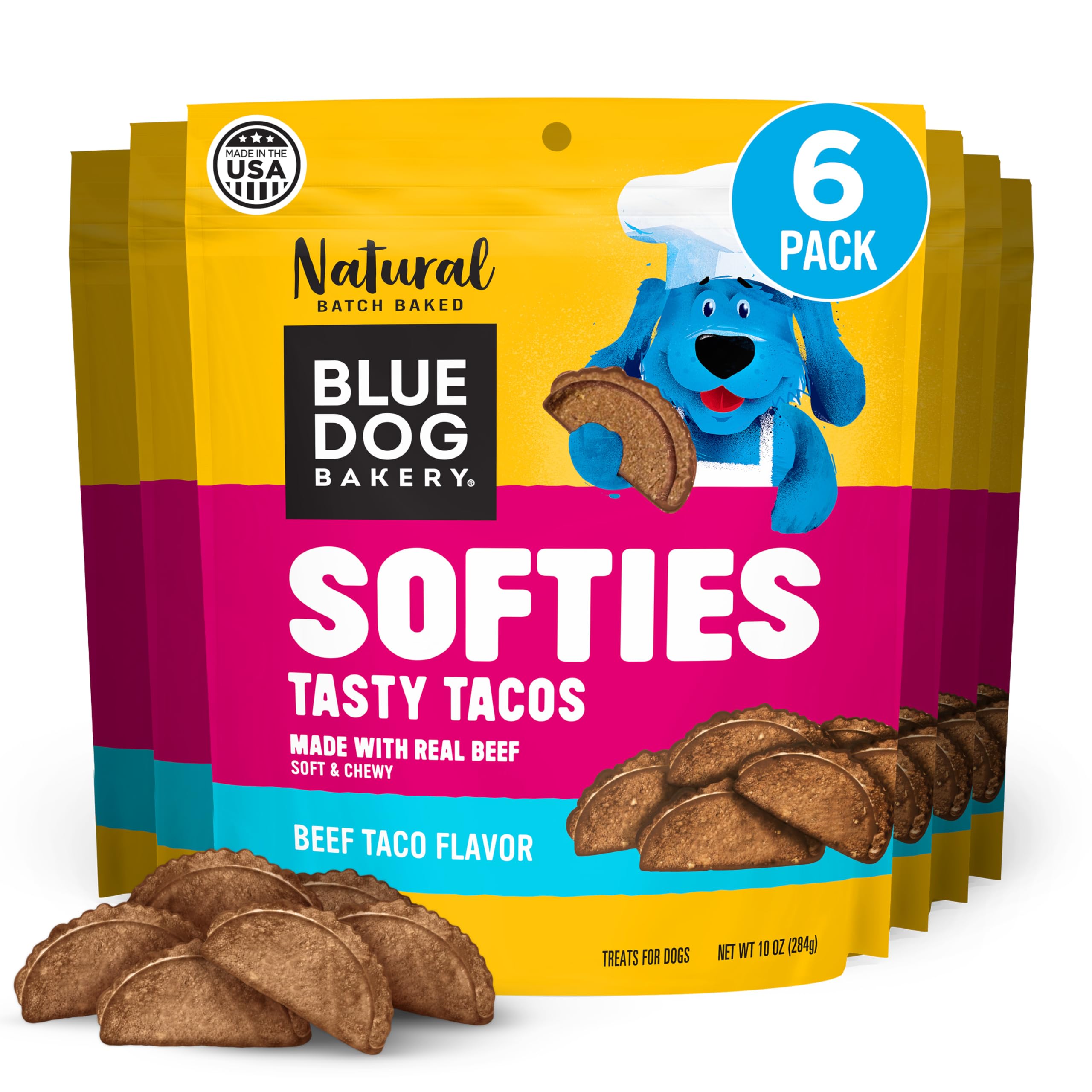 Amazon.com : Blue Dog Bakery Tasty Tacos Dog Treats, Small Chewy