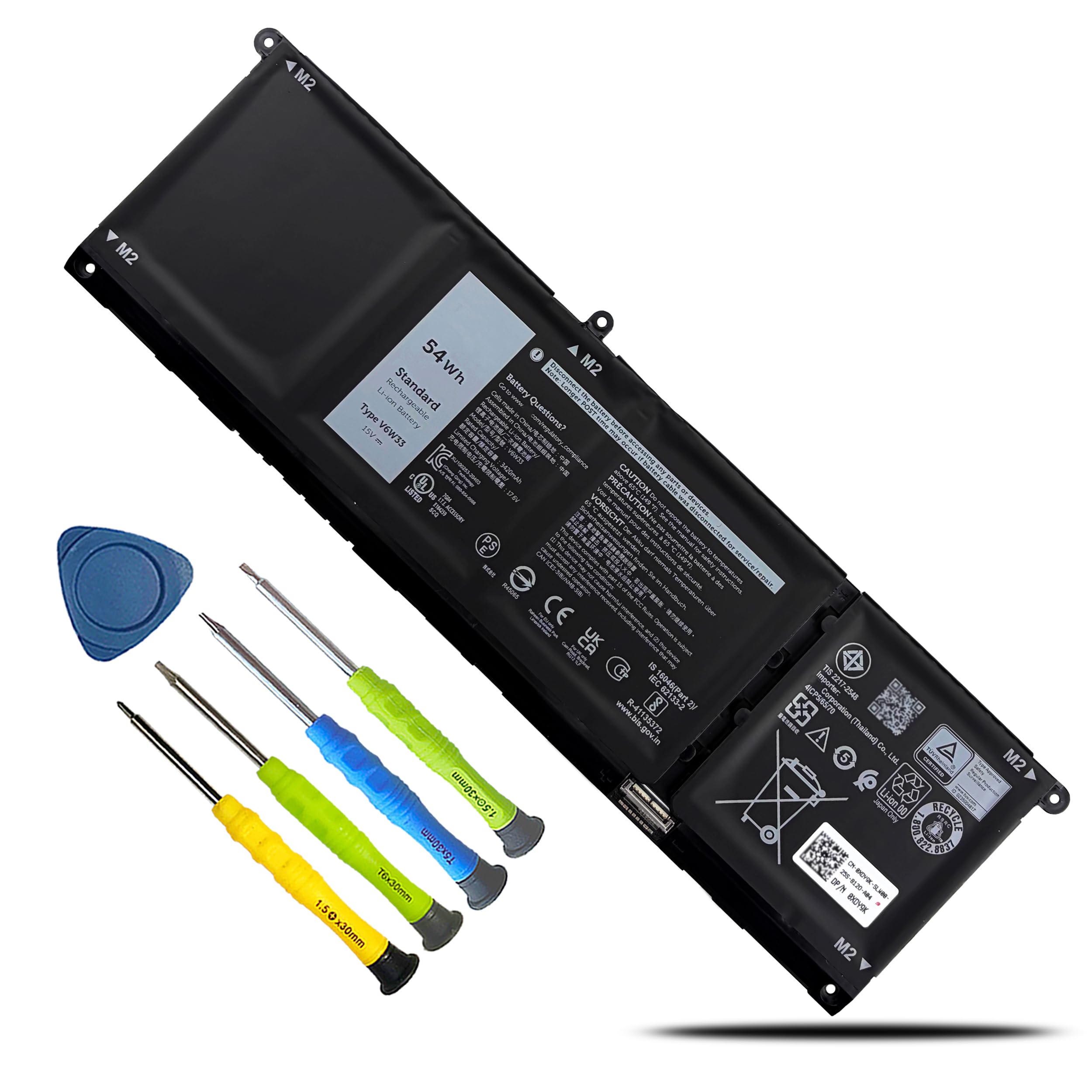 V6W33 Batterie D'ordinateur Portable Pour Dell Latitude 3320