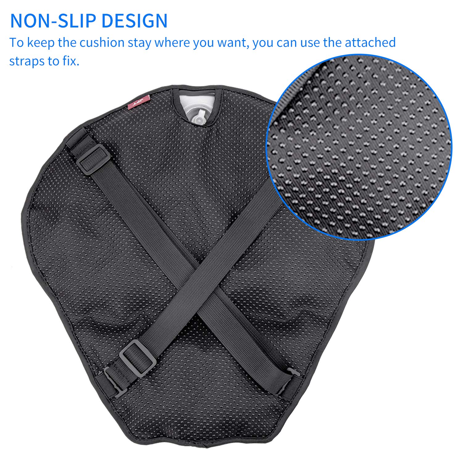 CICMOD Coussin de Siège Coussin Selle Moto Cruiser Remplissage d'air
