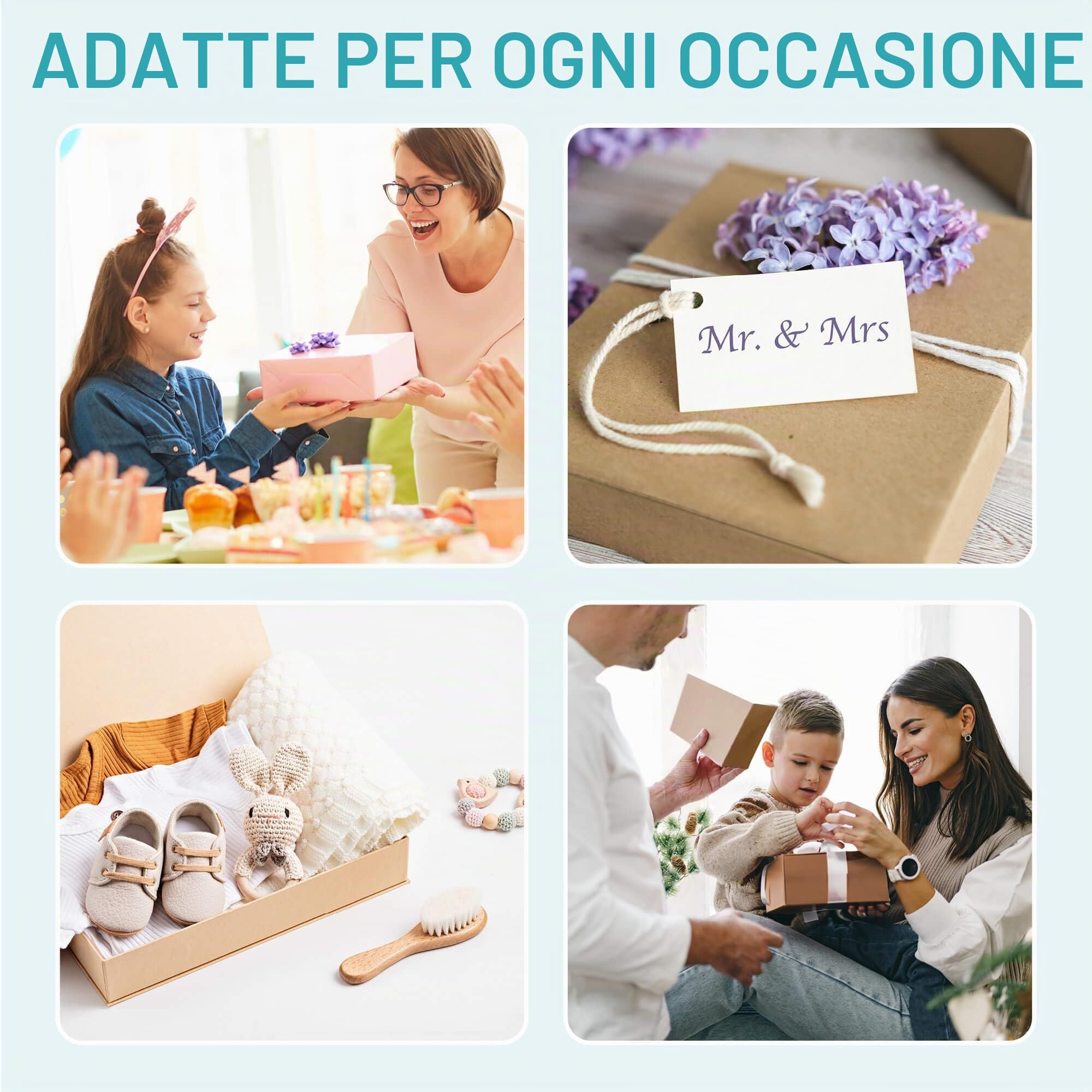 Verpackungswelt Scatola Regalo Con Coperchio | 31 x 22 x 15 cm | Chiusura Magnetica | Perfetto per Compleanno, Matrimonio, Natale, Nascita | Confezione in Bianco