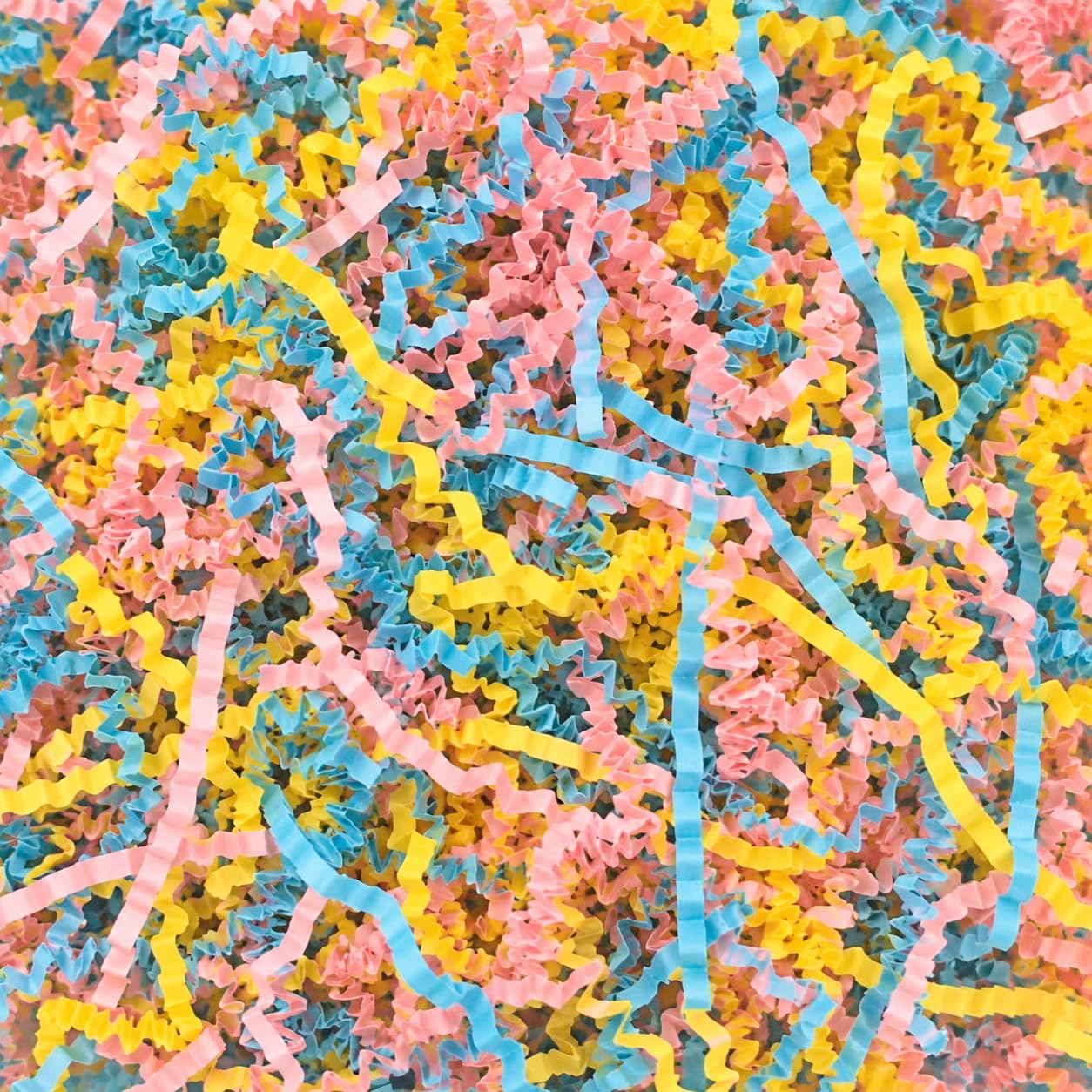 Grihhya 200 Grams Multicolor Crinkle Paper Shredded Filler for Gift Boxes, Hampers & Packaging-image-8