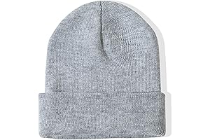 Rosoz Grey Beanie for Men: A Slouchy, Warm, and Stylish Winter Essential