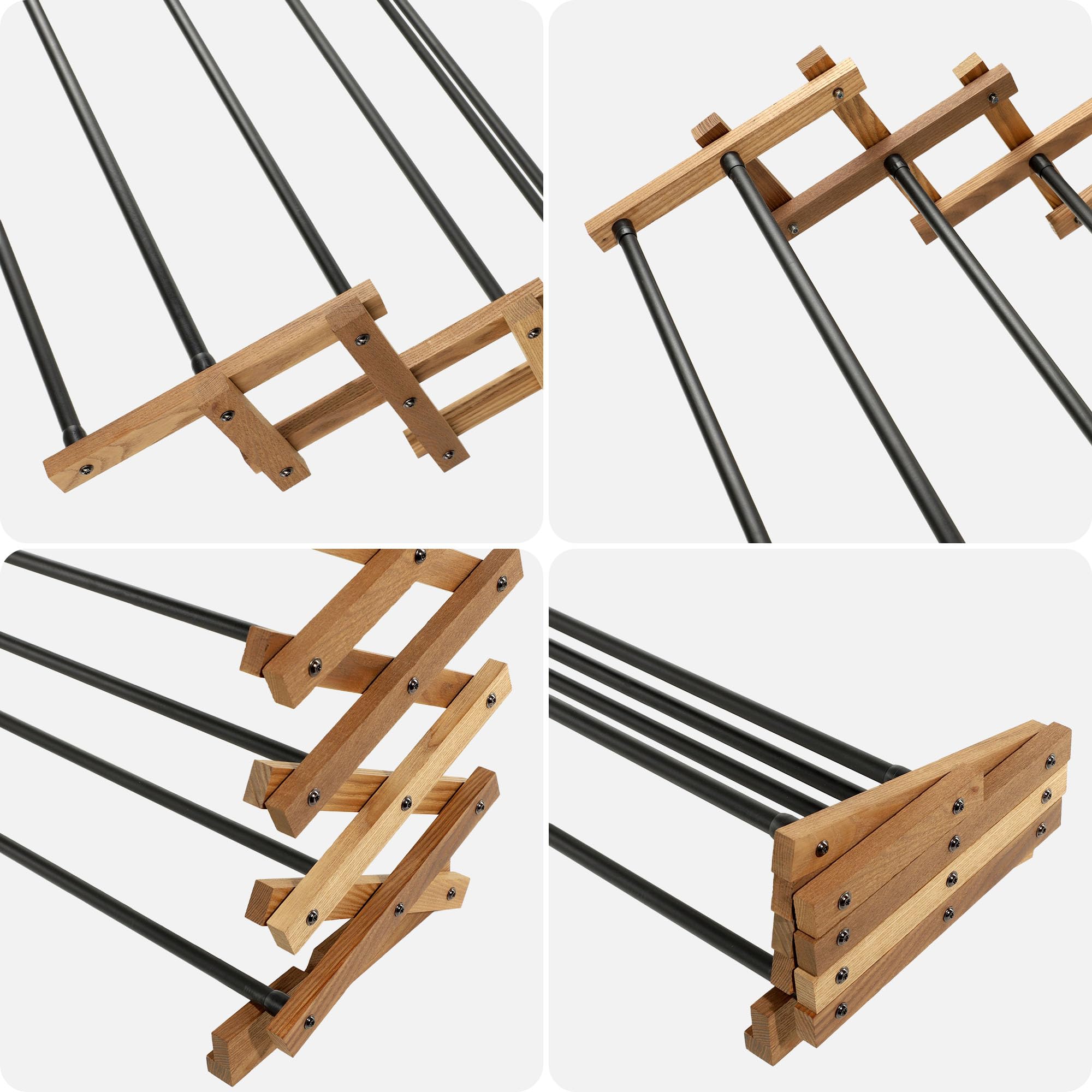 KADAX Tendedero Plegable de Pie Extensible, Acordeón (Pared de 63,5 x 85 cm)