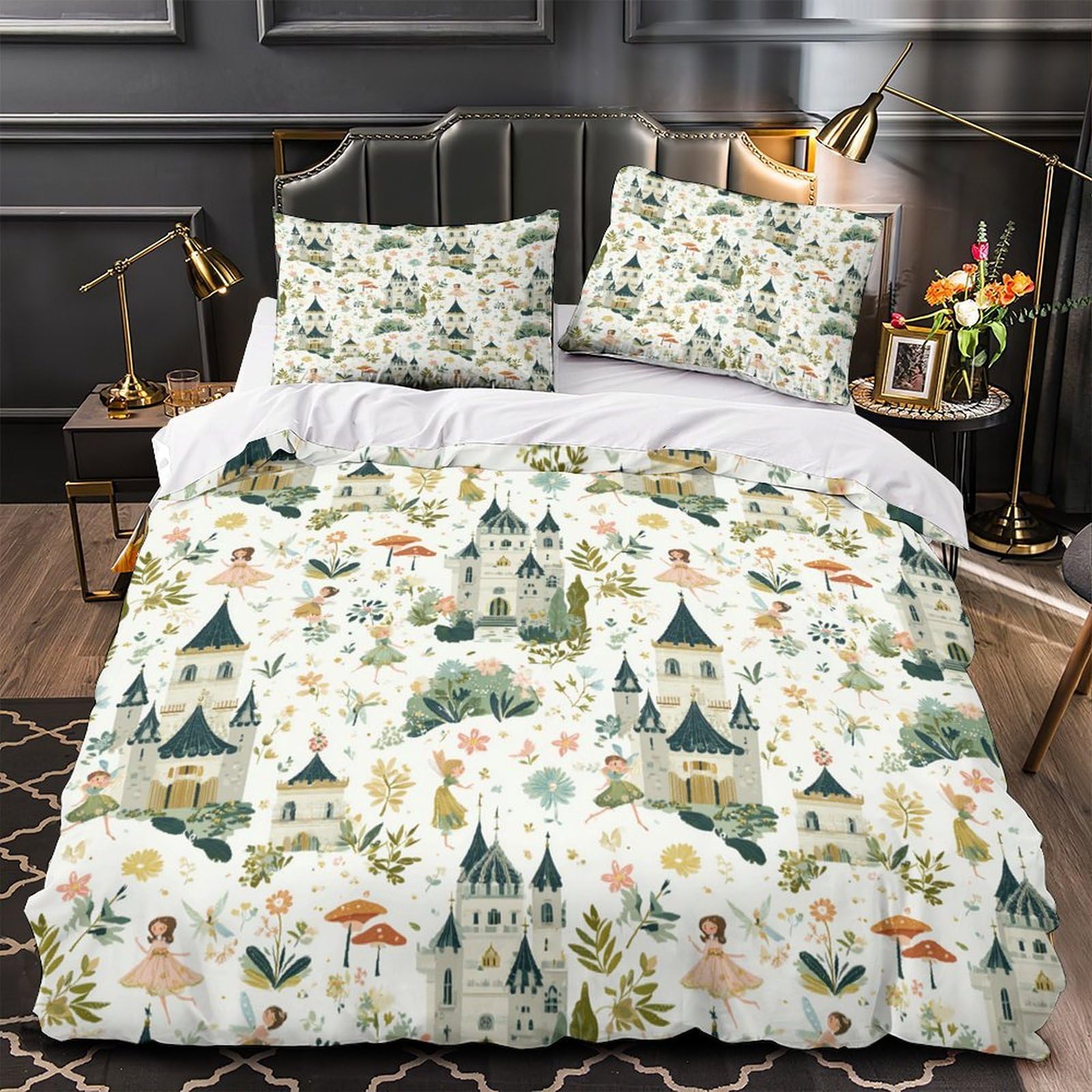 Housse de couette super douce anti-acariens pour le sommeil confortable des ados