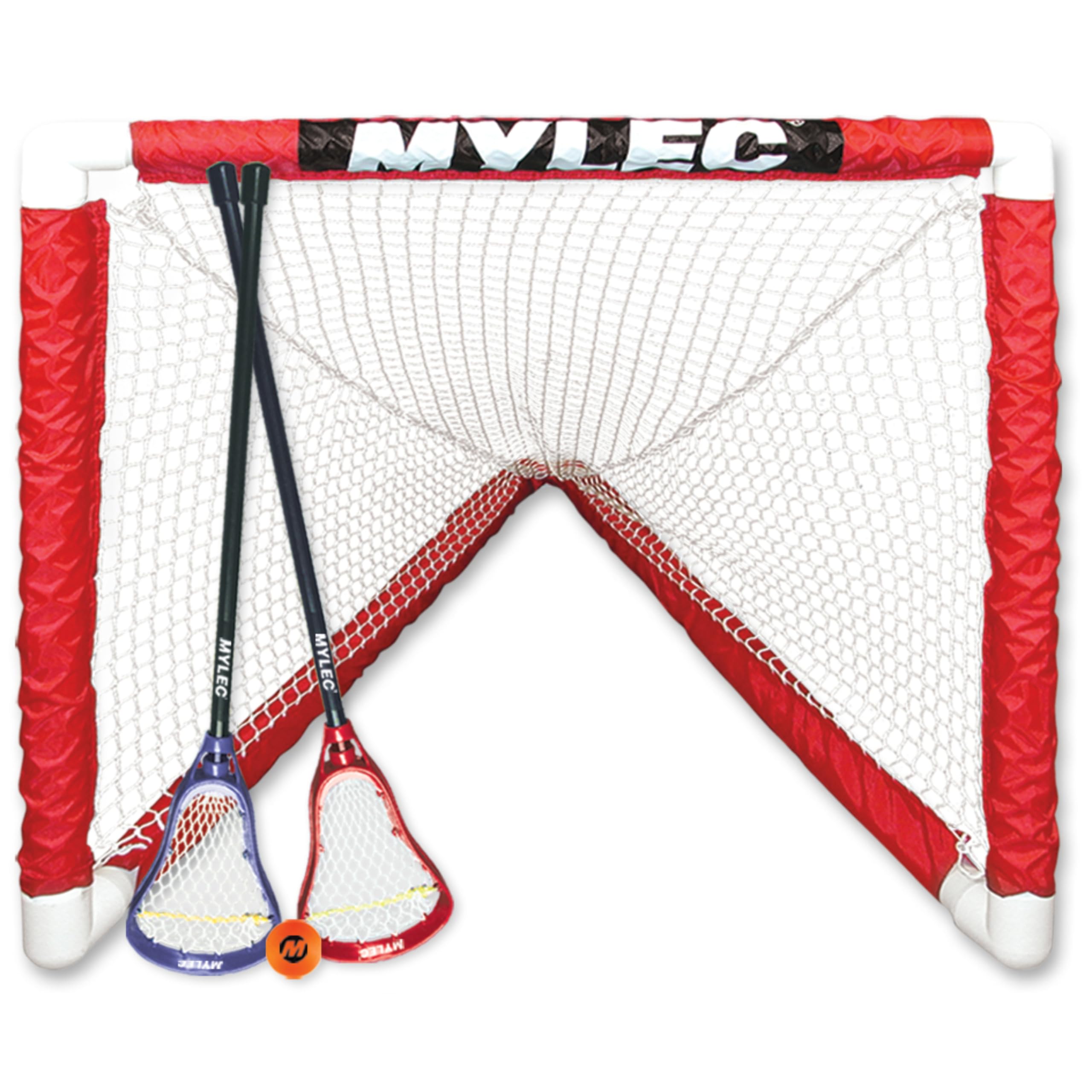 Mylec Mini Lacrosse Goal Set, White