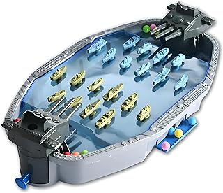 لعبة سفينة حربية استراتيجية - لعبة لوحية عائلية جذابة لجميع الاعمار، تعزز التفاعل بين الوالدين والطفل مع اهداف اطلاق النار المثيرة، هدية مثالية لعيد الميلاد والترفيه الداخلي والخارجي