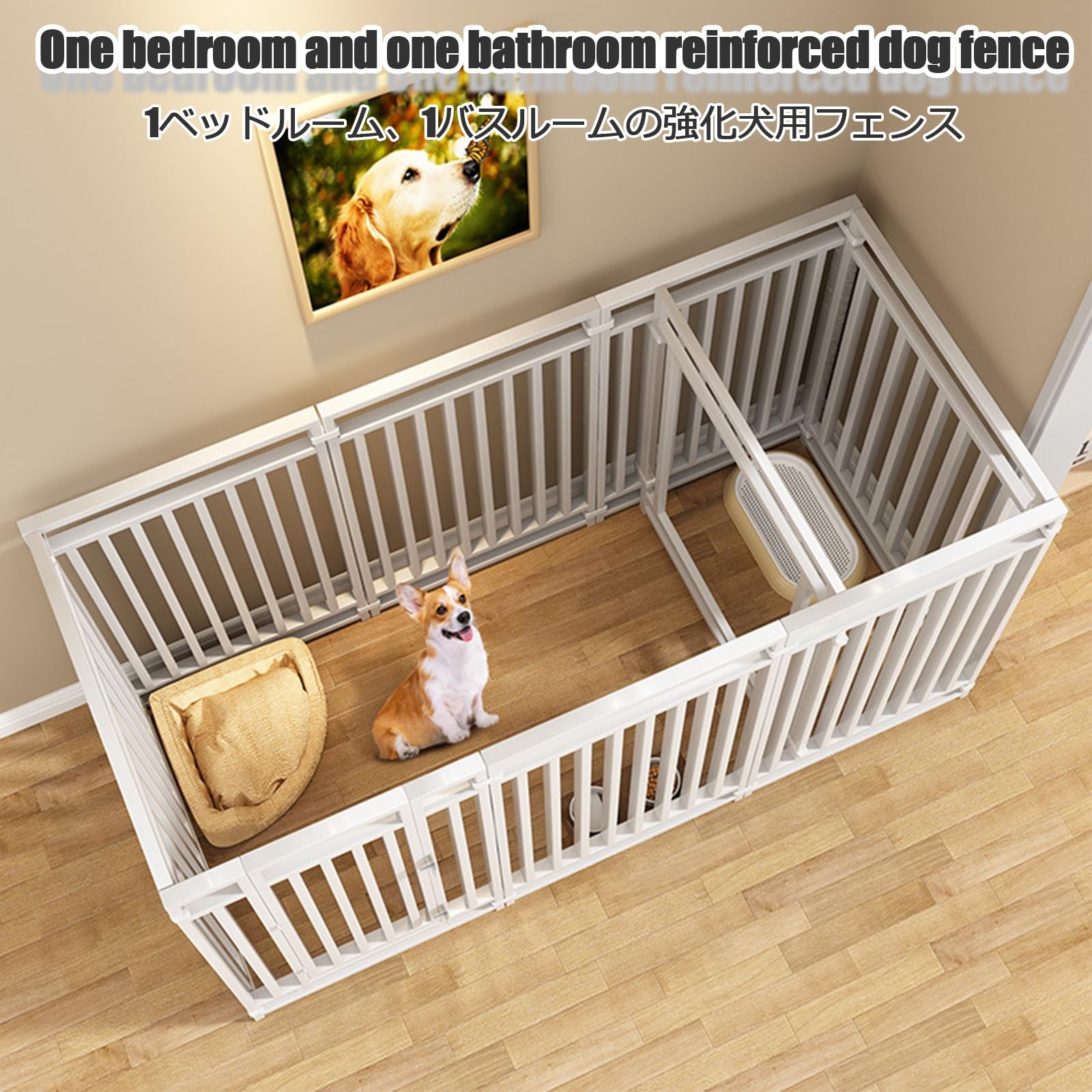 Recinto Per Animali In Metallo Recinto Recinzione Per Cani Recinto Per Cuccioli Recinto Per Animali Da Esterno E Interno Recinzione Per Animali Domestici Recinzione Per Cuccioli Con Porta(Bla