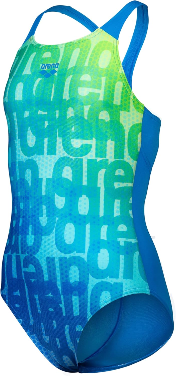 Arena Girls Arena Girls’ Performance Multi Color Athletic One Piece Beach Or Pool V Back Swimsuit - Image 3