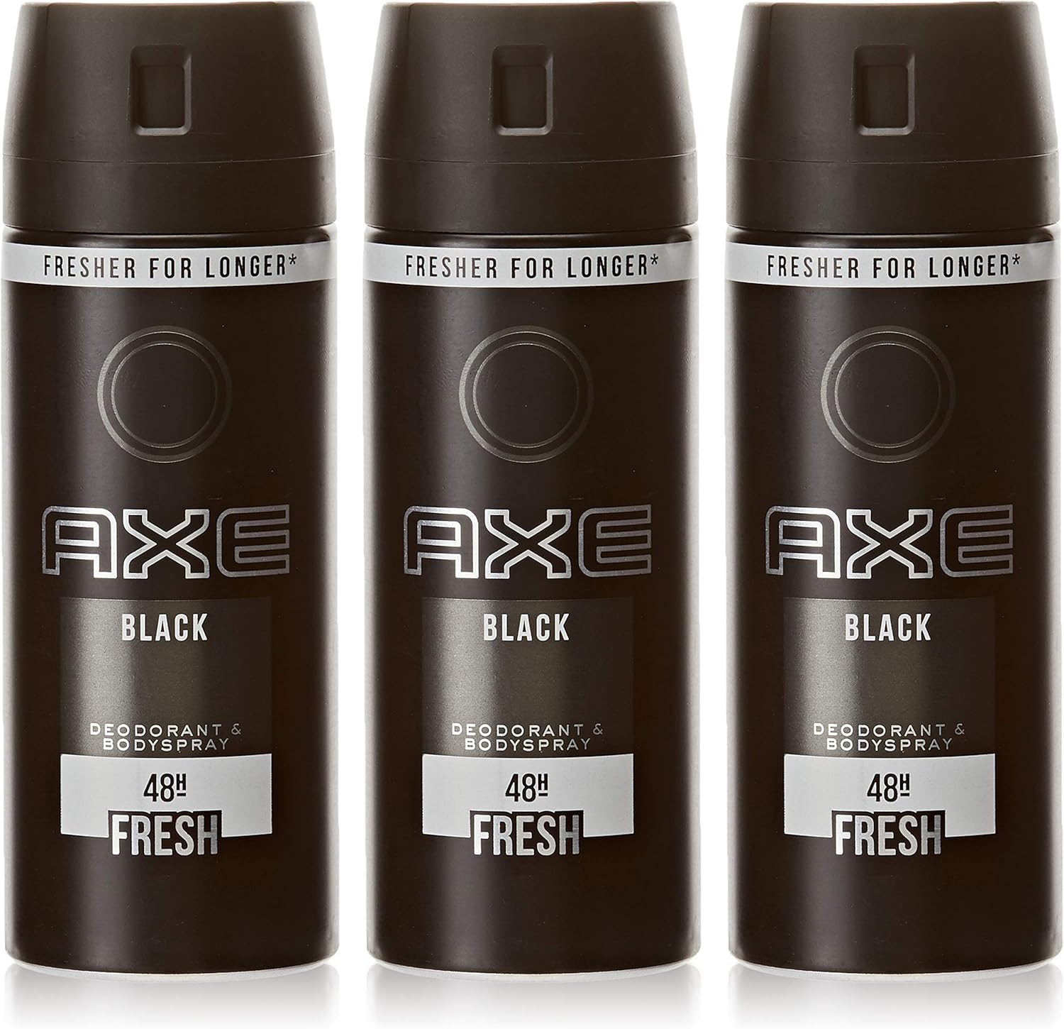 Axe Deodorant Spray Black Without Aluminium 150 ml Pack of 3 x 150 ml