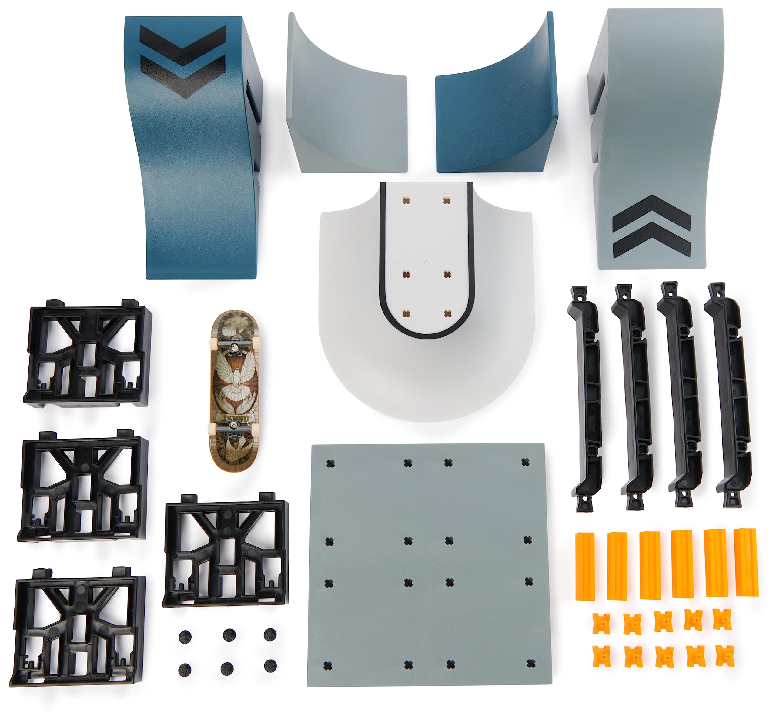 Tech Deck - Finger Skate - Starter Set X-Connect Zero-Bowl Builder - Skate Park 100% Modulable À