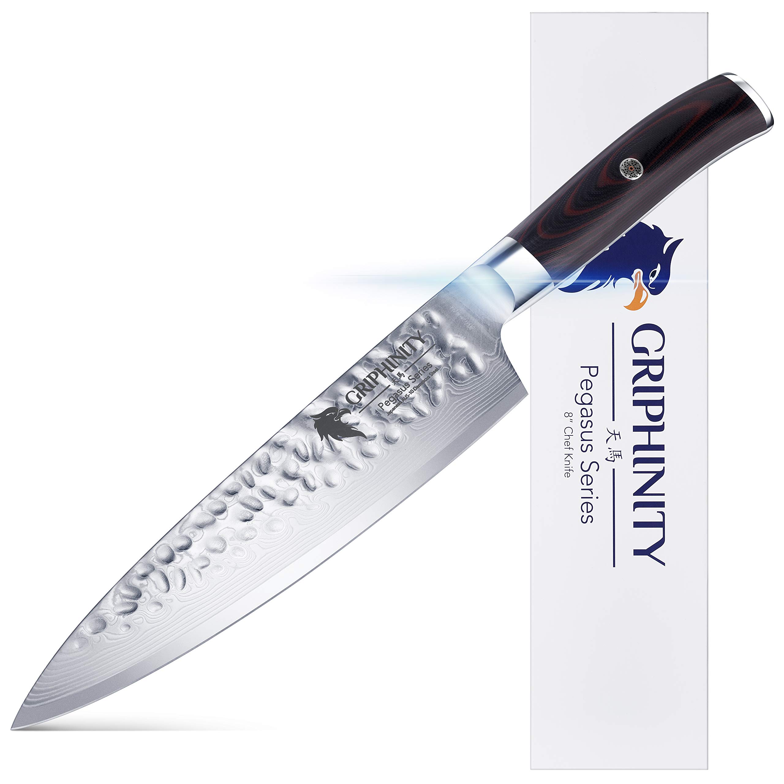 クリストフ ナイフ10本 Amazon.com: Griphinity chef knife - Pegasus series - 8 Inch