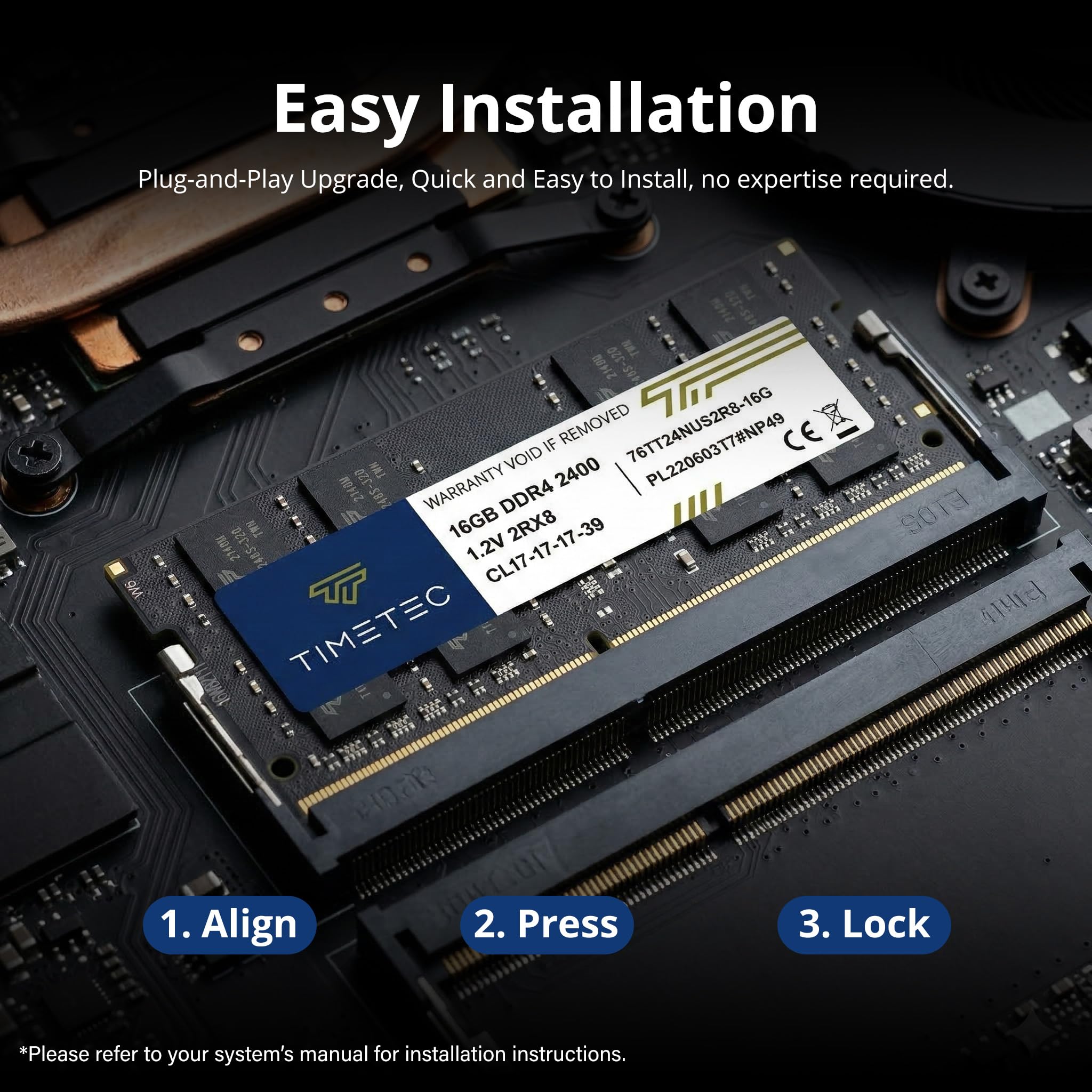 Amazon | Timetec 32GB KIT(16GBx2枚) DDR4 ノートPC用メモリ 2400MHz