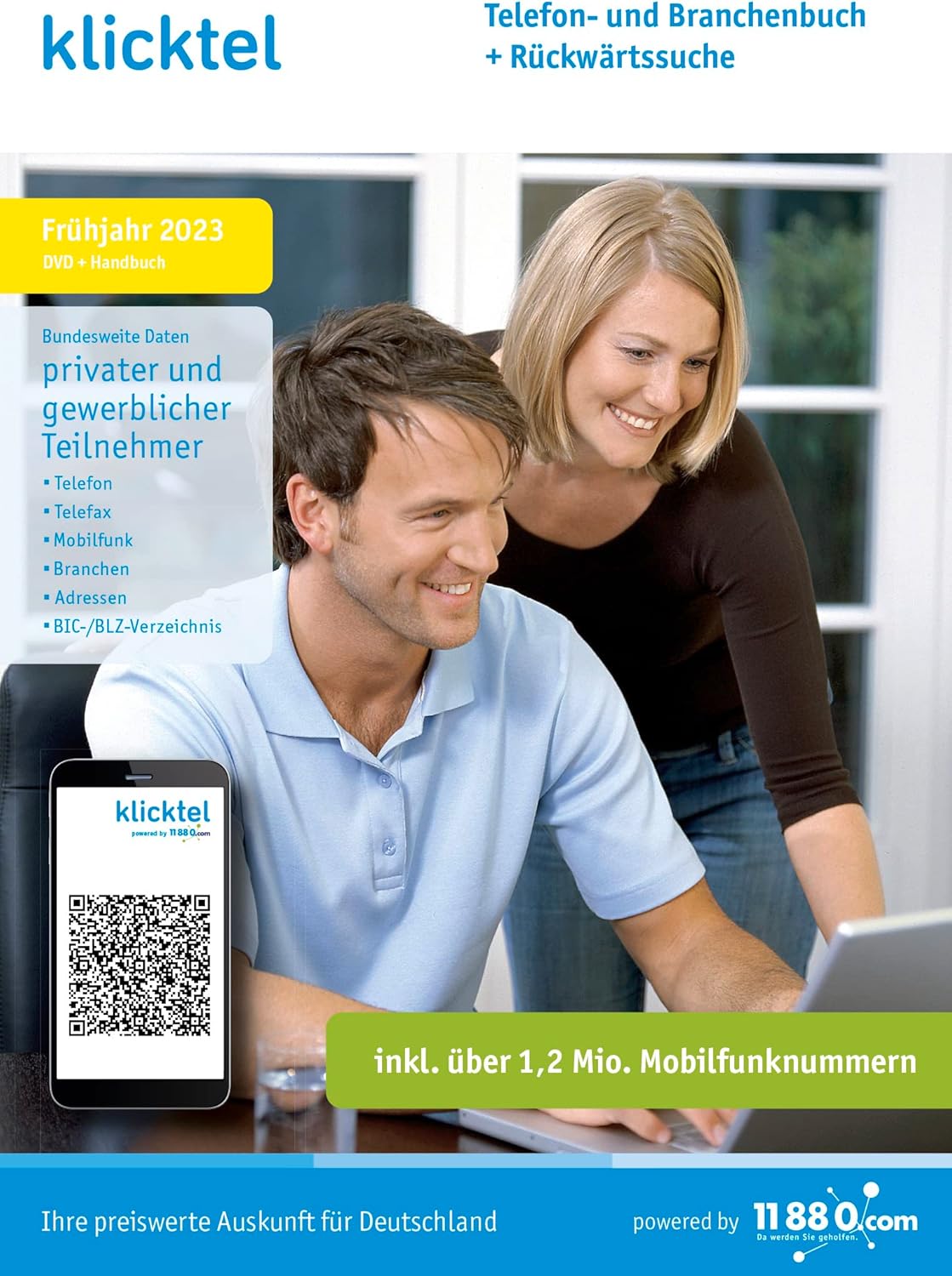 klicktel Telefon- und Branchenbuch inkl. Rückwärtssuche Frühjahr 2023 ...