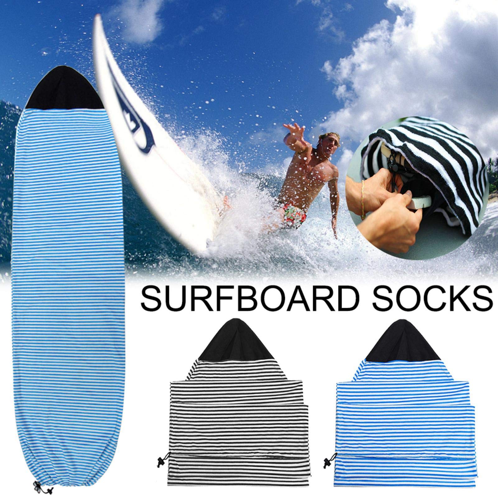 windyday 6.3 ' ' / 6.6 ' ' / 7 ' ' Planche Surf Chaussettes À Séchage Rapide Couverture Stockage Protection pour Snowboard et Sport de Glisse
