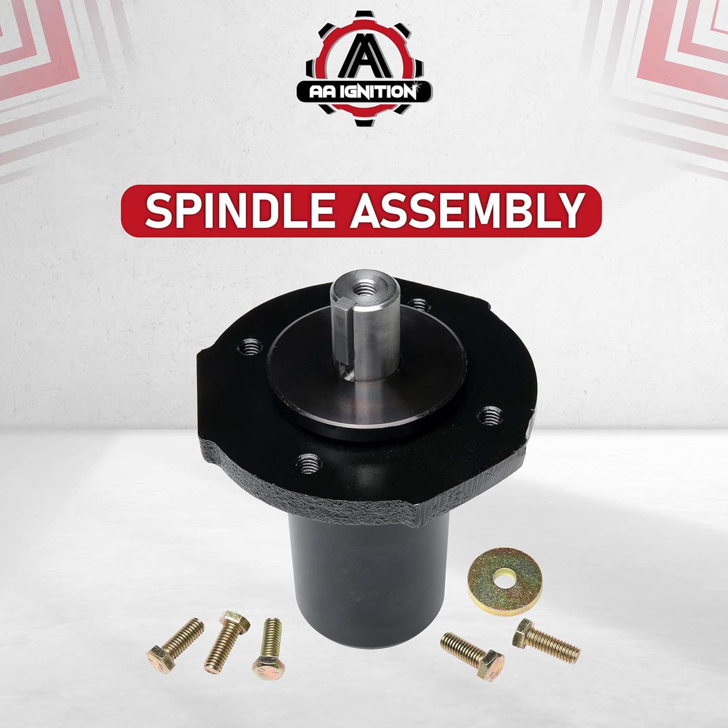 Replacement Deck Spindle Assembly - Compatible with Ariens and Gravely Mower Deck - Pro Master, Pro Stance, Pro Turn, ZT, Replaces 59202600, 59225700, 58810800, 58810800, 69219700, 285-300, 142300