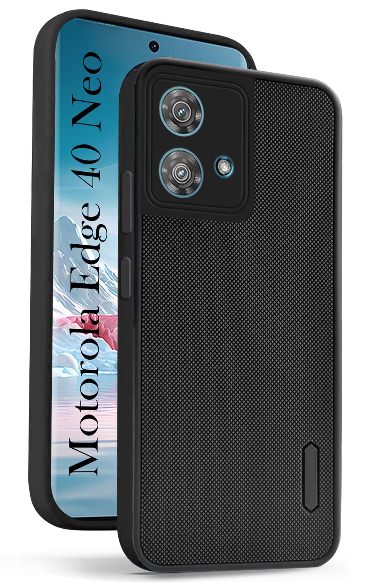 Jkobi Back Cover Case for Motorola Moto Edge 40 Neo (Textured Grip Design | Camera Protection | Slim and Light Weight | Soft Touch and Feel | Black) (B0D17RHT1H) Amazon Price History, Amazon Price Tracker