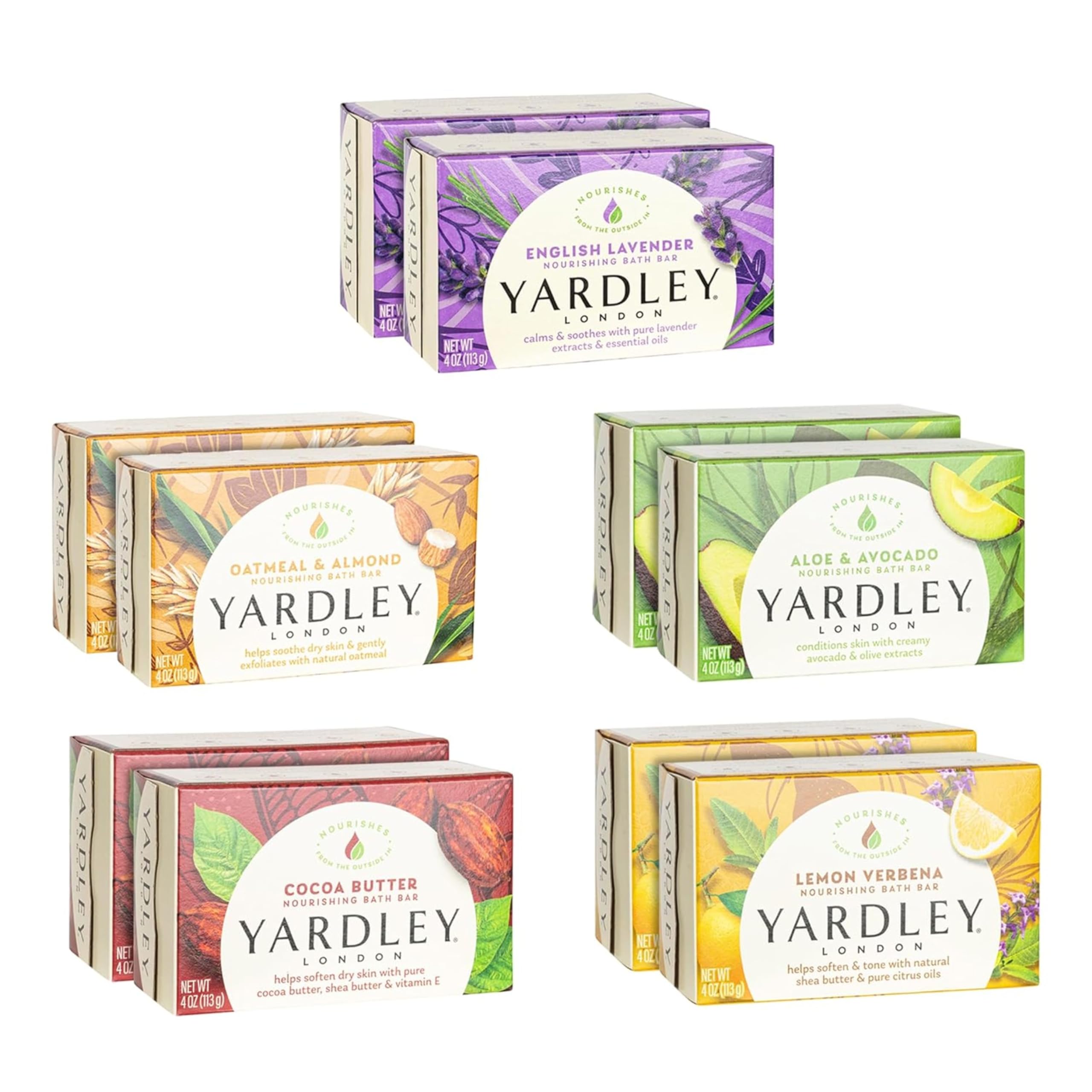 Yardley London Soap Bath Bar Bundle