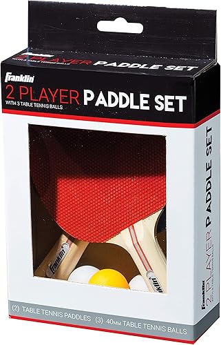 Miniatura 9 de Franklin Sports Ping Pong Paddle Set with Balls - 2 Player  4 Player Table Tennis Paddle Kit - Full Ping Pong Starter Kit