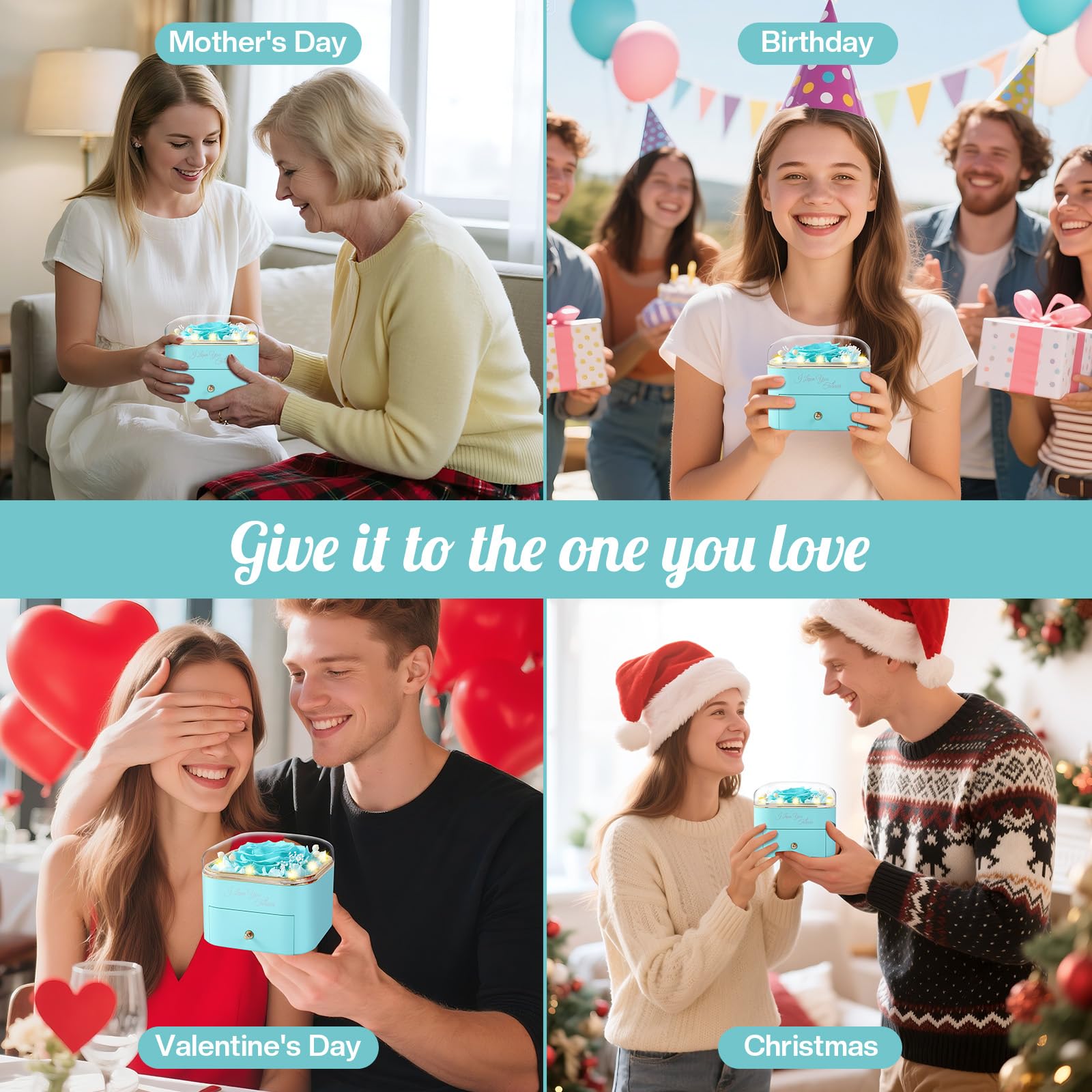 Eeuwige rozengeschenken voor vrouwen, perfect voor mama, vriendin