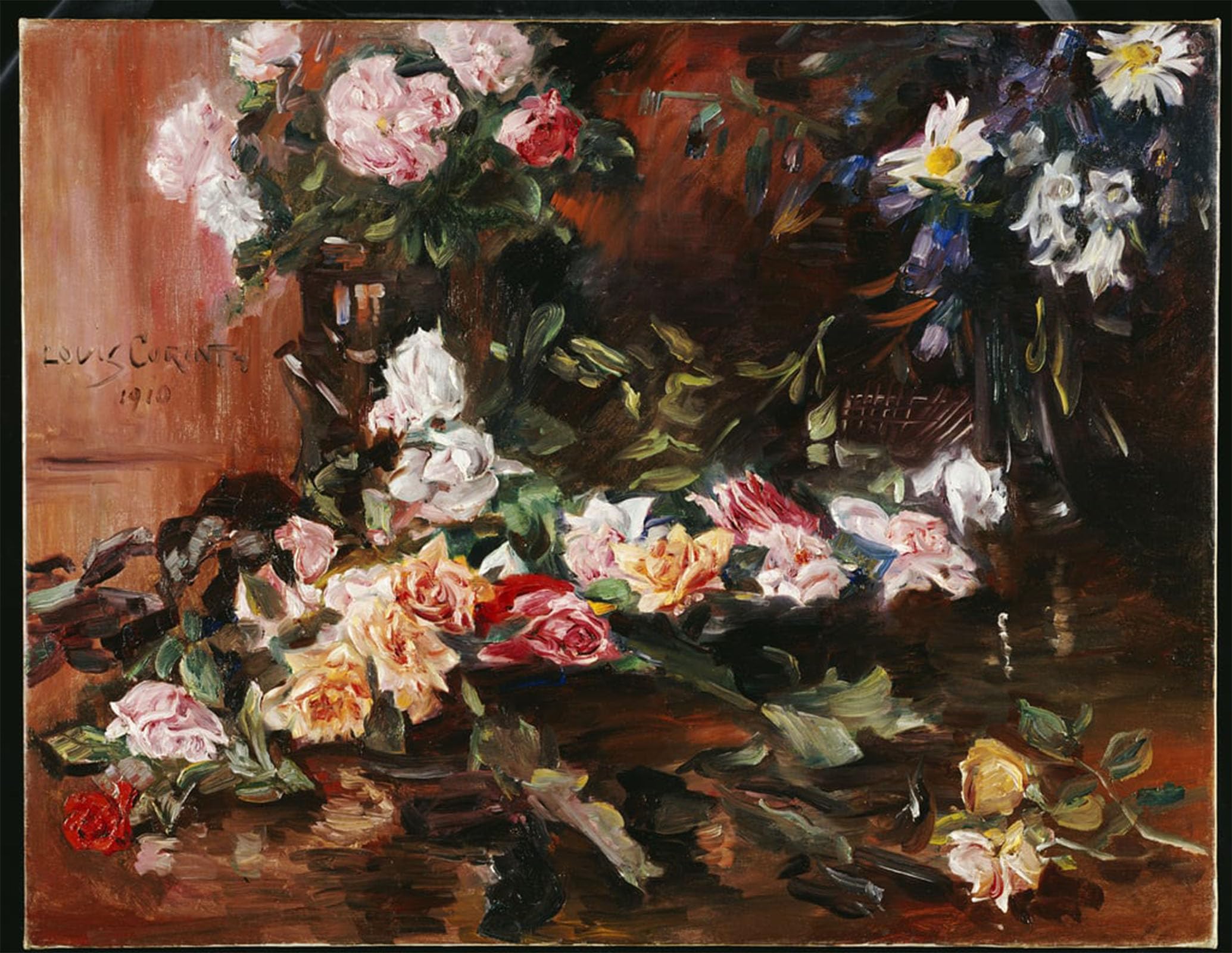 POSTERIIk Famous Animal Posters Vintage Picture Canvas Picture Painting Flower by Lovis Corinth Modern Wall Decor for Home Decor 60x90cm