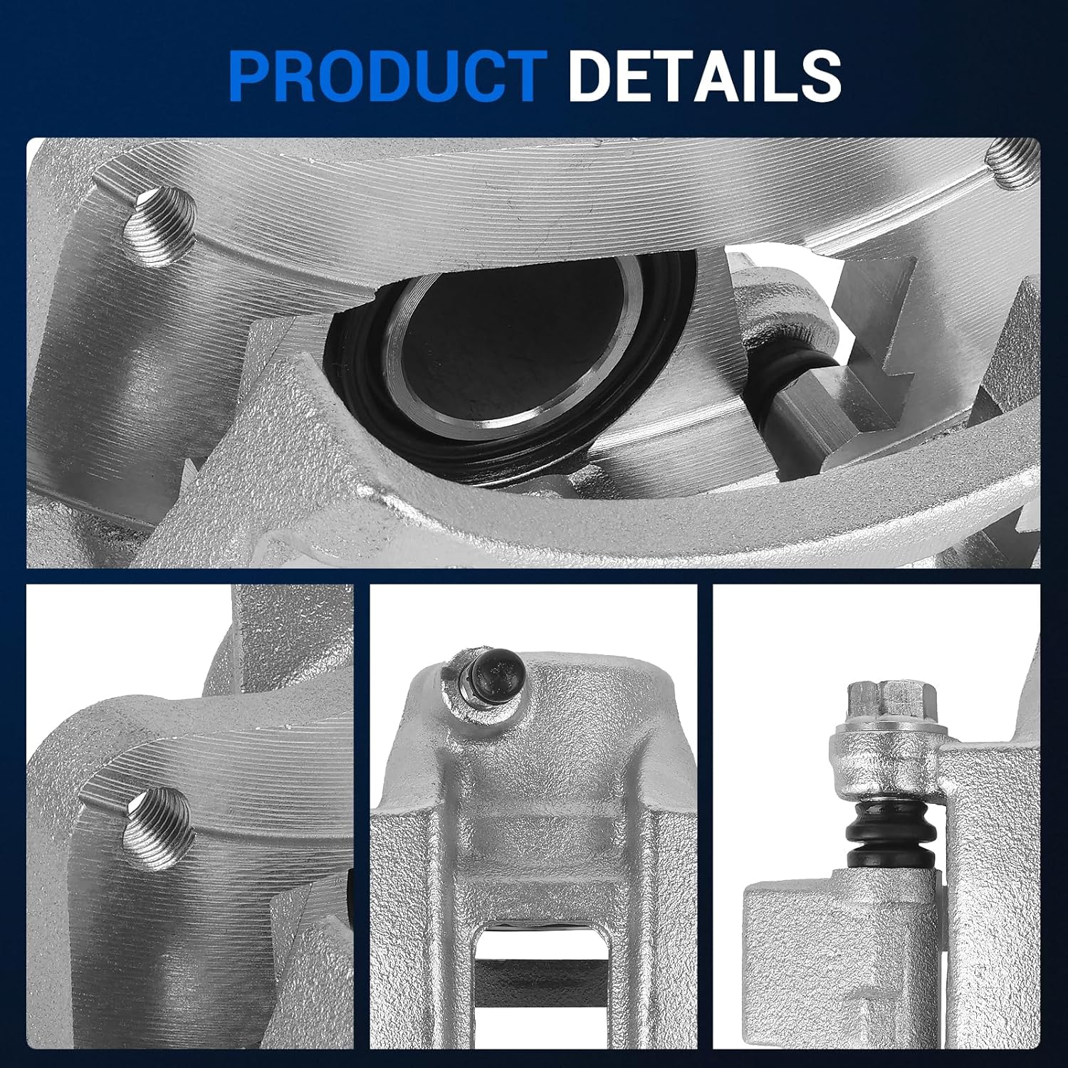 Autoround 19B2737 19B2736 Rear Disc Brake Caliper Assembly with Bracket fit for Toyota 4Runner 2010-2022/ Sequoia 2001-2007, Lexus GX460 2010-2022/ GX470 2003-2009, Both Driver Passenger Side