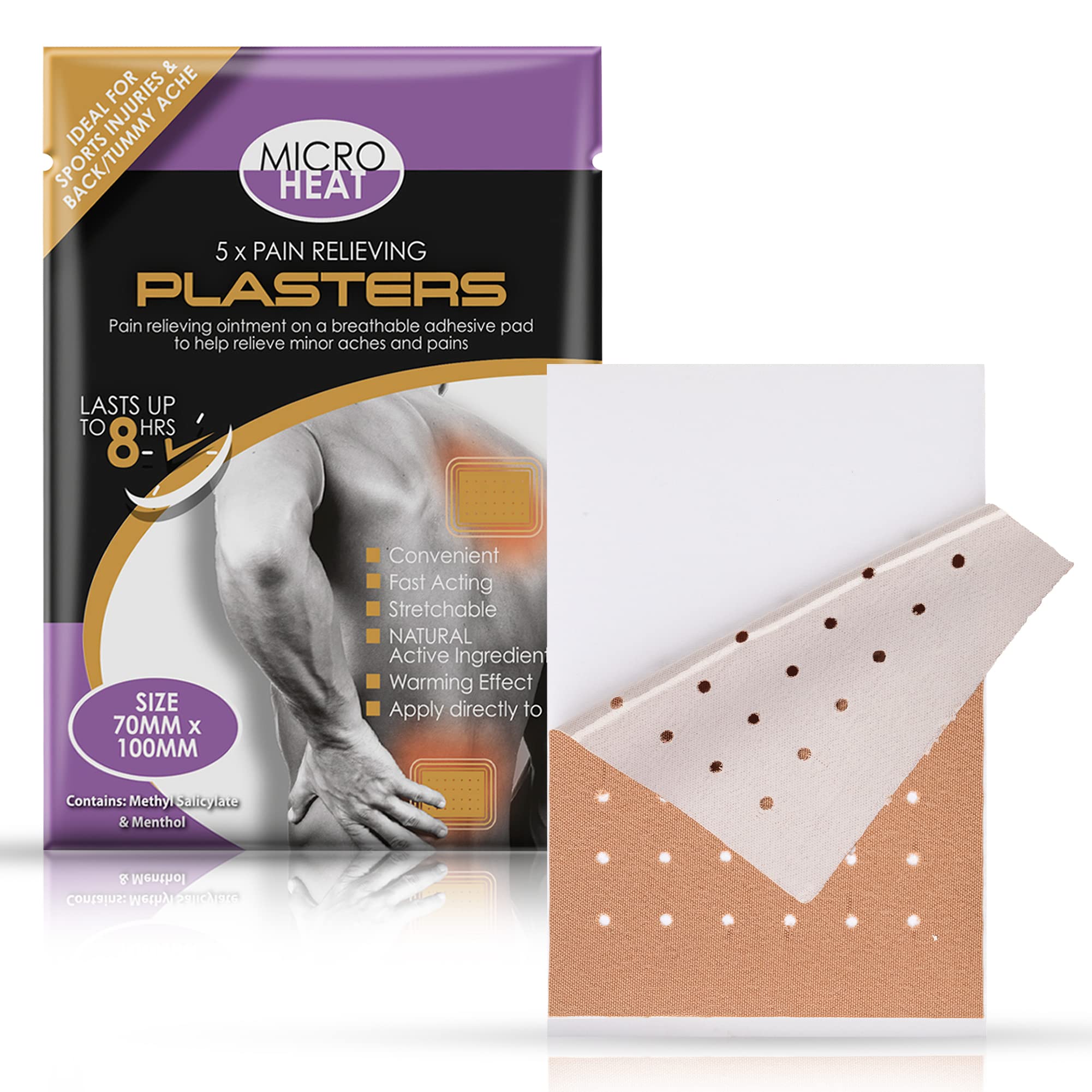 Buy ThermoDR Heat Pad for Pain 2 Packs of 5 Plasters for Calming