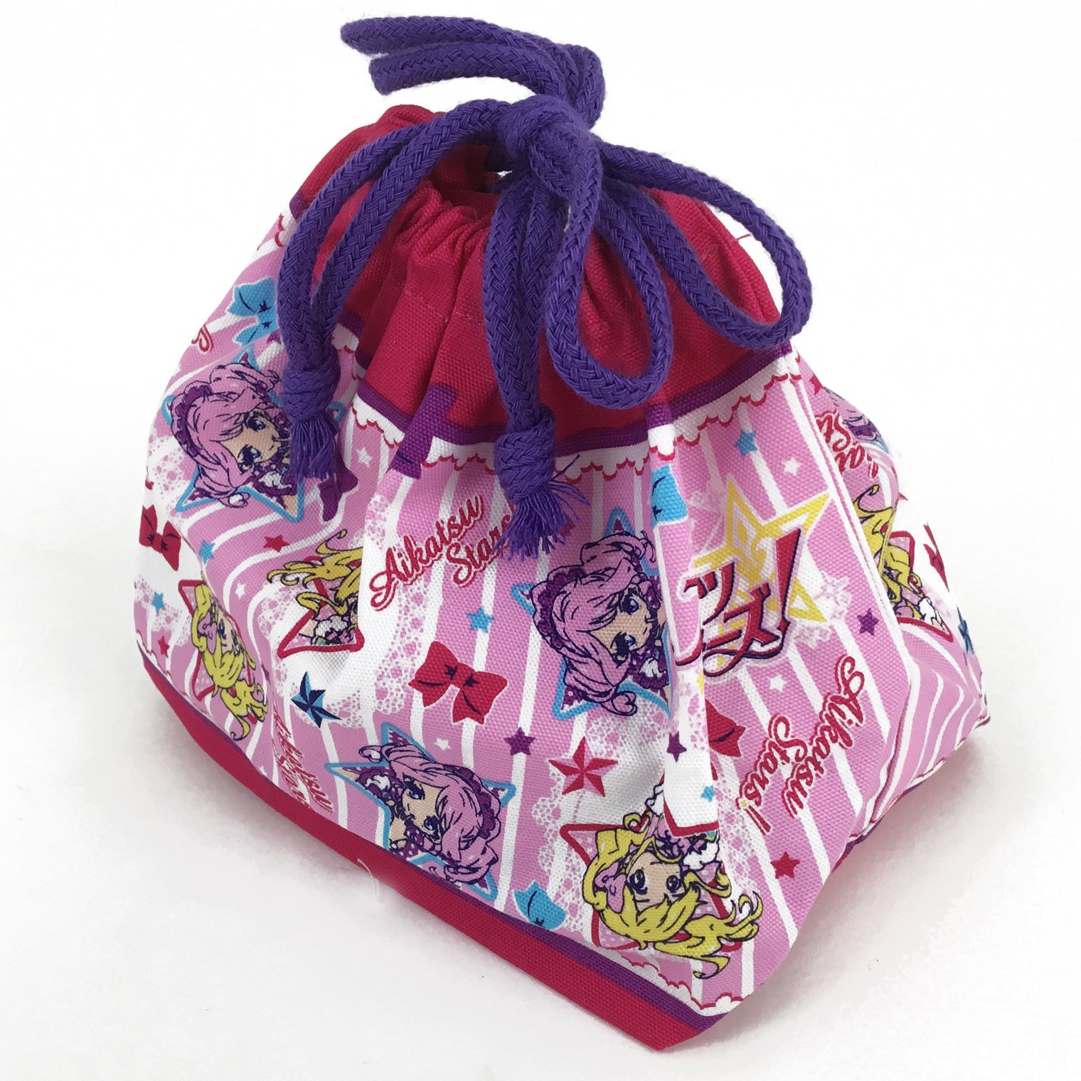 Amazon｜オーエスケー アイカツスターズ 巾着弁当袋 KB-1｜ランチ