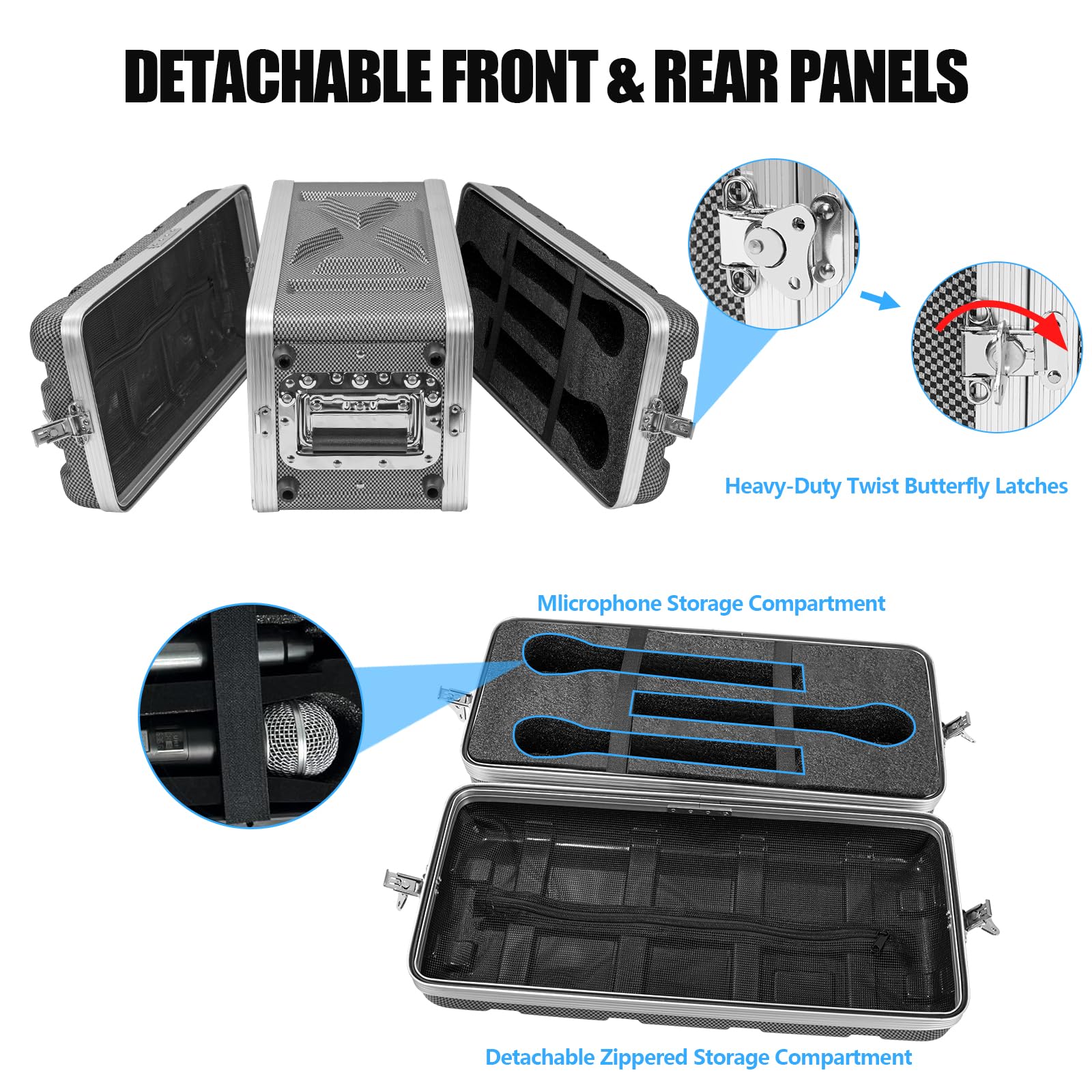 Amazon.com: 4U ABS Rack Case Shallow 8